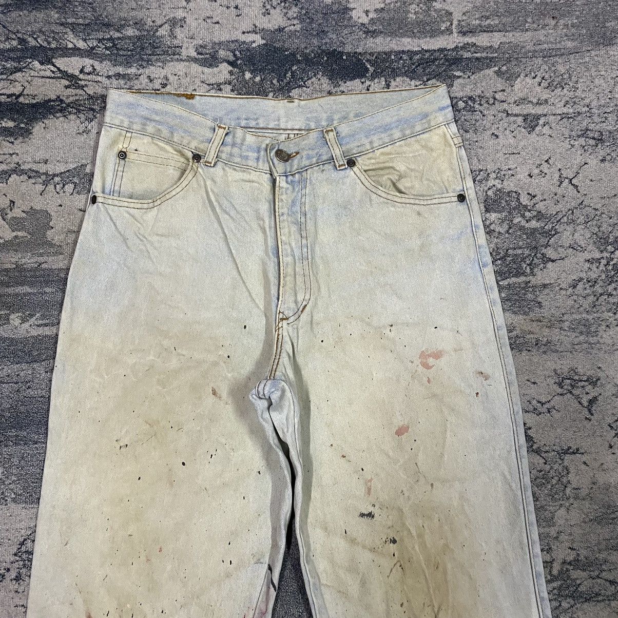 Japanese Brand × Jean × Vintage Vintage Japan Splatter Denim Jeans Size US 31 - 2 Thumbnail