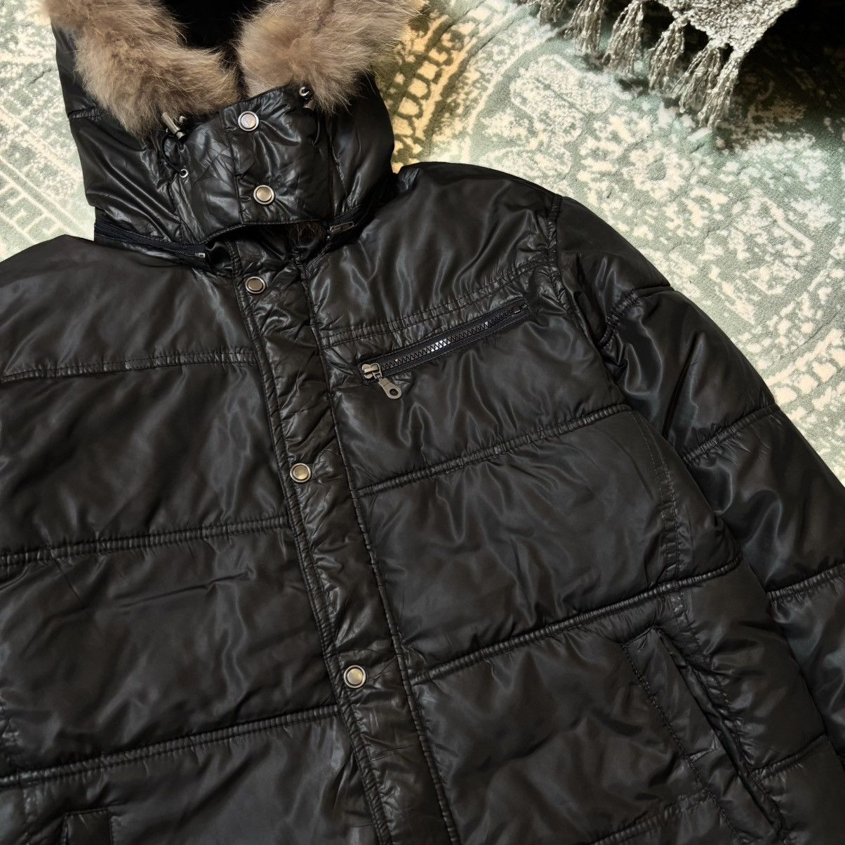 14th Addiction × If Six Was Nine × Le Grande Bleu (L.G.B.) Kaule Fur jacket IfSixWasNine LGB Style Size US L / EU 52-54 / 3 - 7 Thumbnail