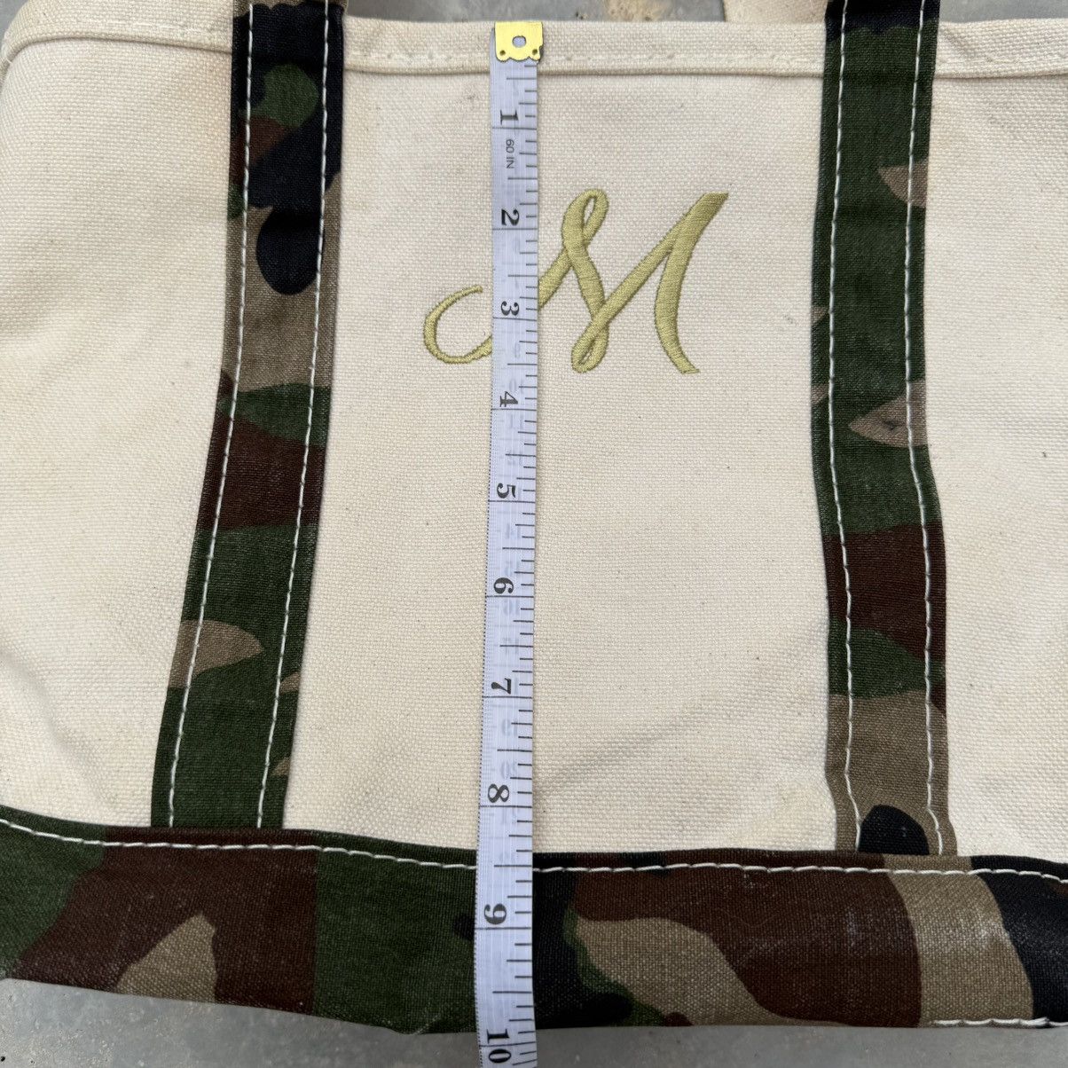 L.L. Bean Vintage LL Bean Boat And Tote Camo Small Totebag Size ONE SIZE - 9 Thumbnail