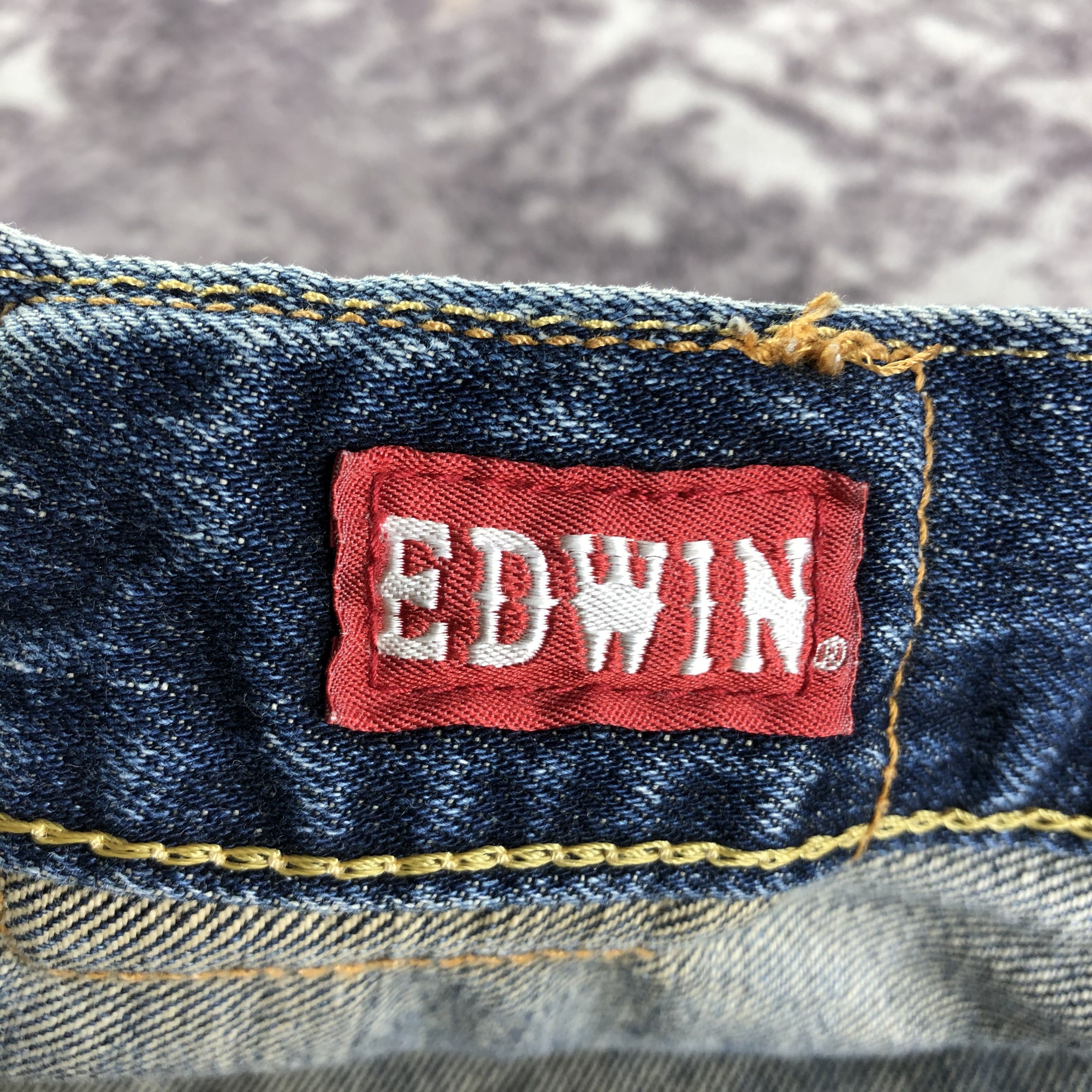 Edwin Vintage Blue Wash Edwin 505 Selvedge Jeans-JM3573 Size US 38 / EU 54 - 10 Thumbnail