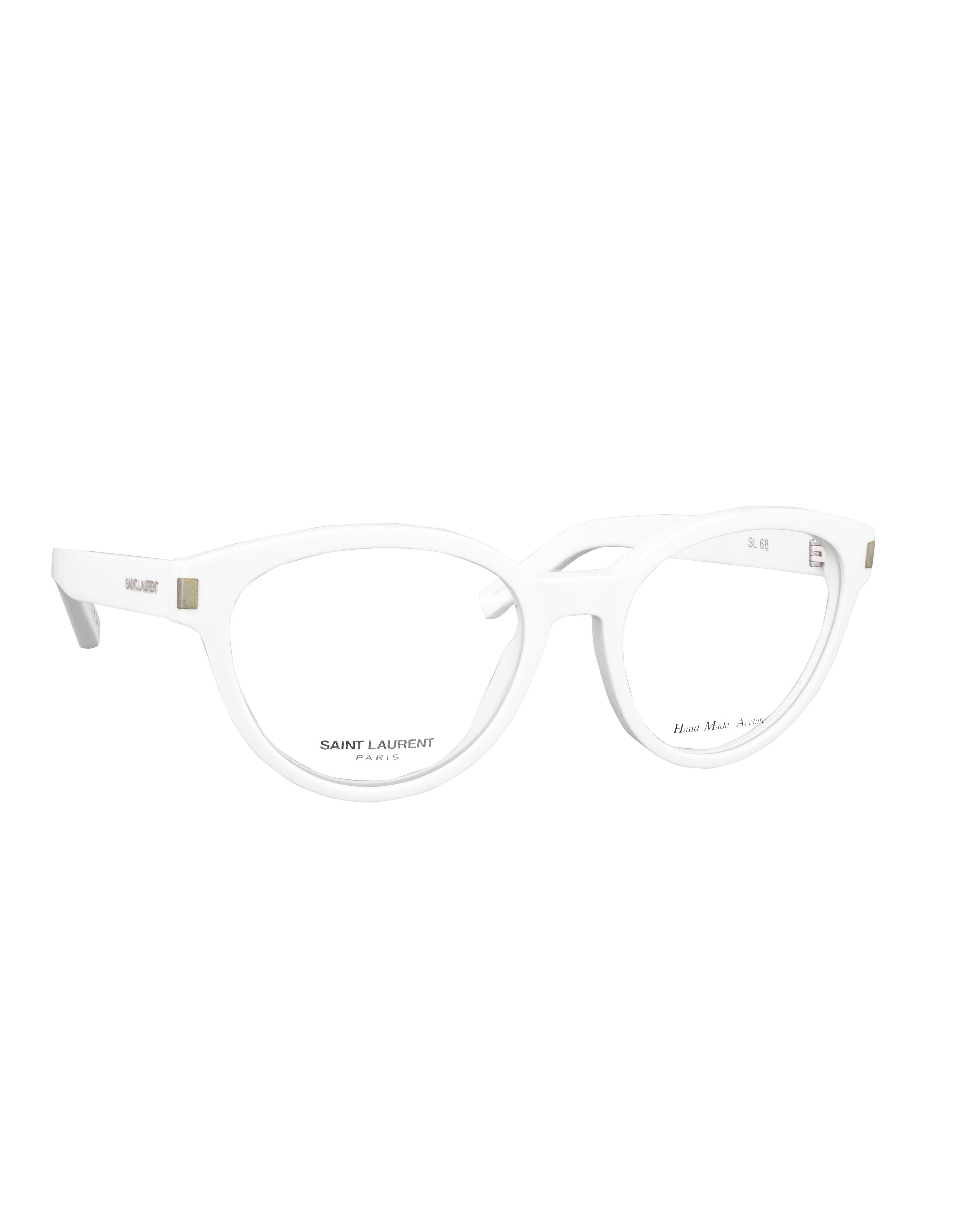 Saint Laurent Paris Saint Laurent 00s White Bold Classic Glasses Size ONE SIZE - 2 Thumbnail
