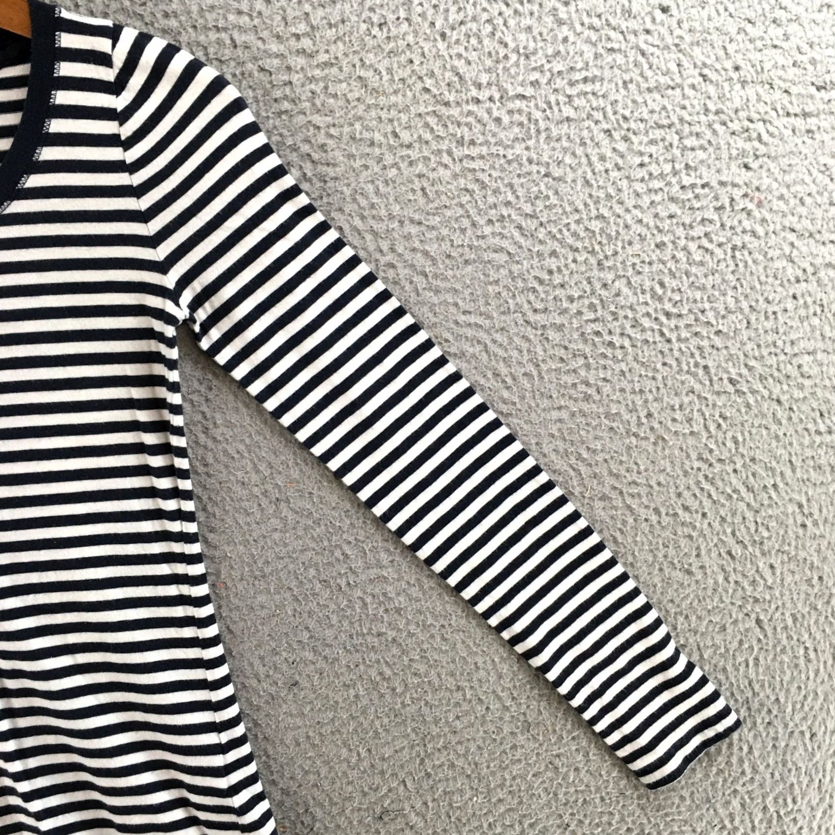 Abercrombie & Fitch Abercrombie Shirt Womens M Black White Striped Long Sleeve Crewneck Pull Over Size M / US 6-8 / IT 42-44 - 4 Thumbnail