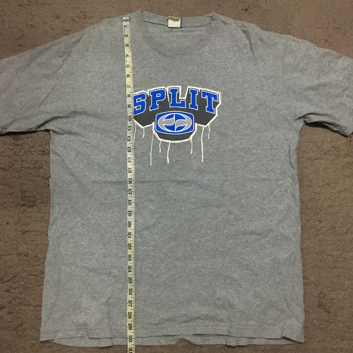 Vintage Split Skateboarding Melting Logo Tee | Grailed