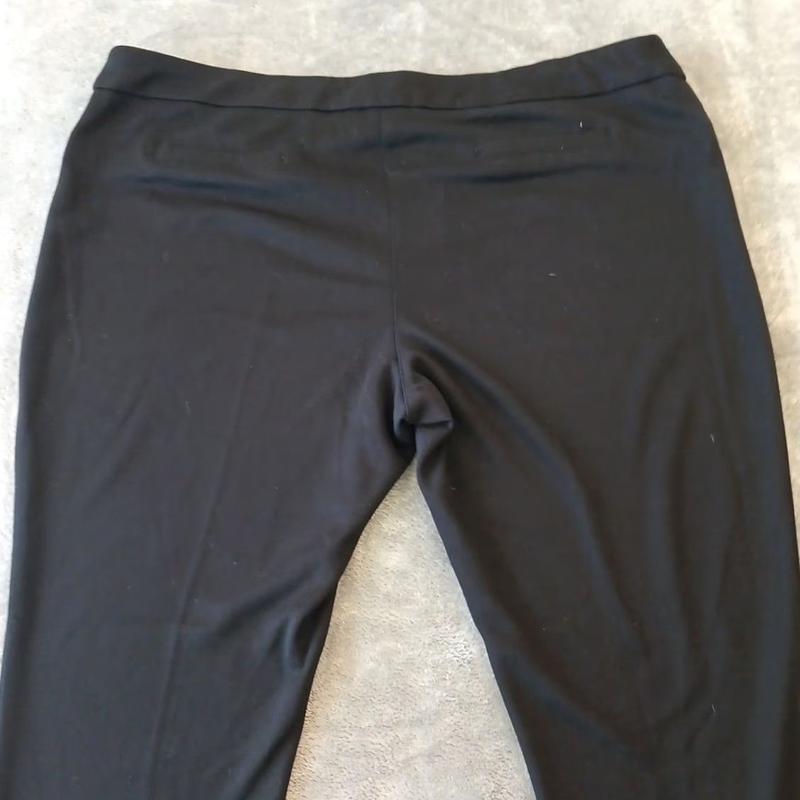 Vintage Zac & Rachel Pants Womens Petites PXL Ankle Stretch Pull On Black 38x25.5 Skinny Flat Front Mid Rise XS-XL? Size 40" / US 18 - 7 Thumbnail
