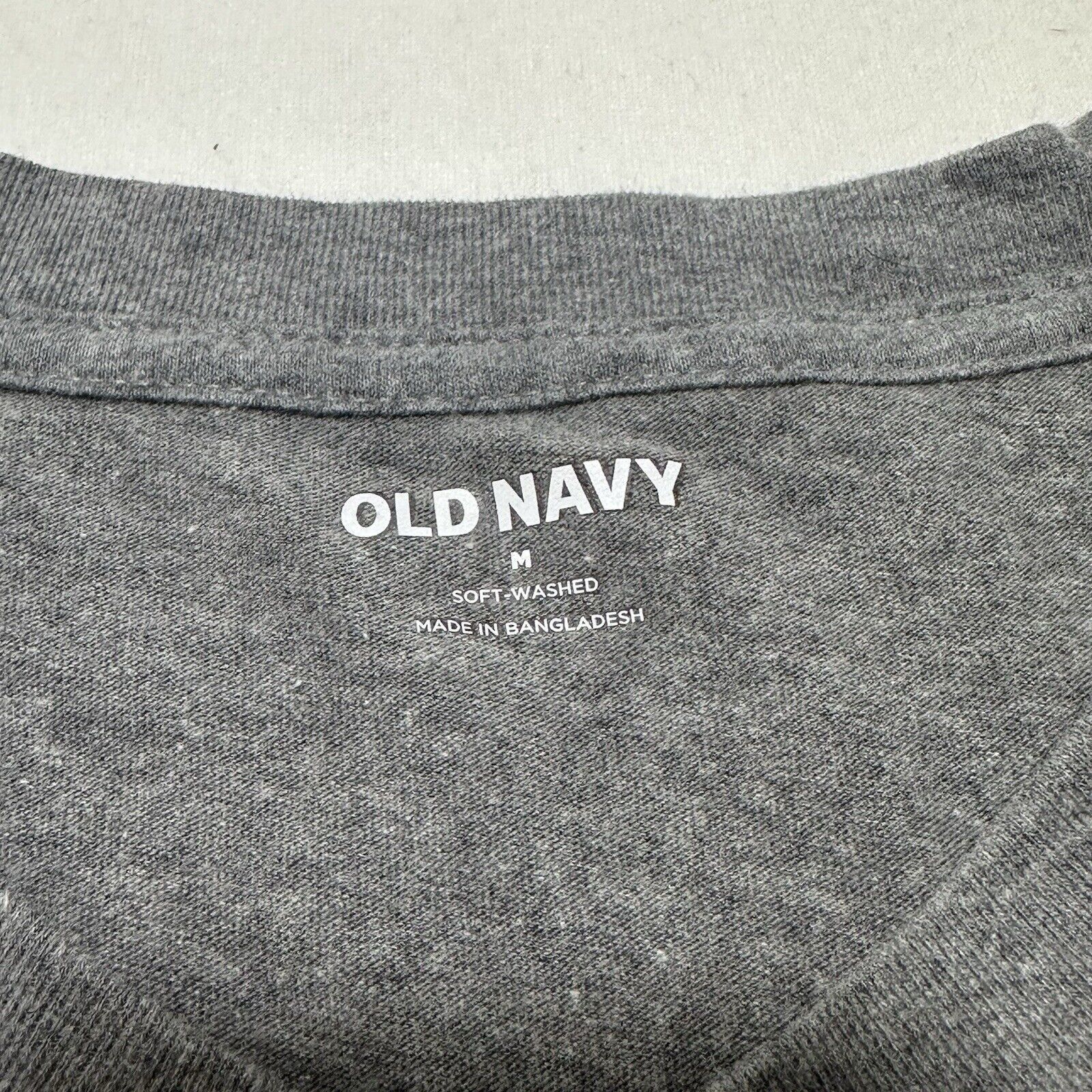 Old Navy Old Navy Medium Soft Washed Charcoal Gray V-Neck T Shirt Size US M / EU 48-50 / 2 - 9 Thumbnail