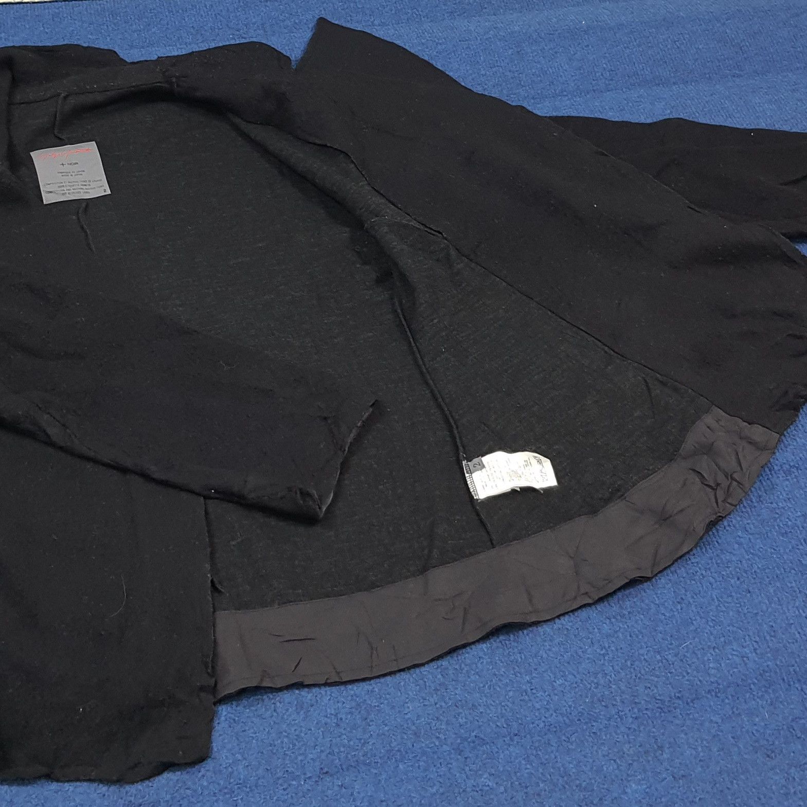 Yohji Yamamoto Archival Yohji Yamamoto +NOIR Wool Blend Avant-Garde Jacket Size US S / EU 44-46 / 1 - 7 Thumbnail