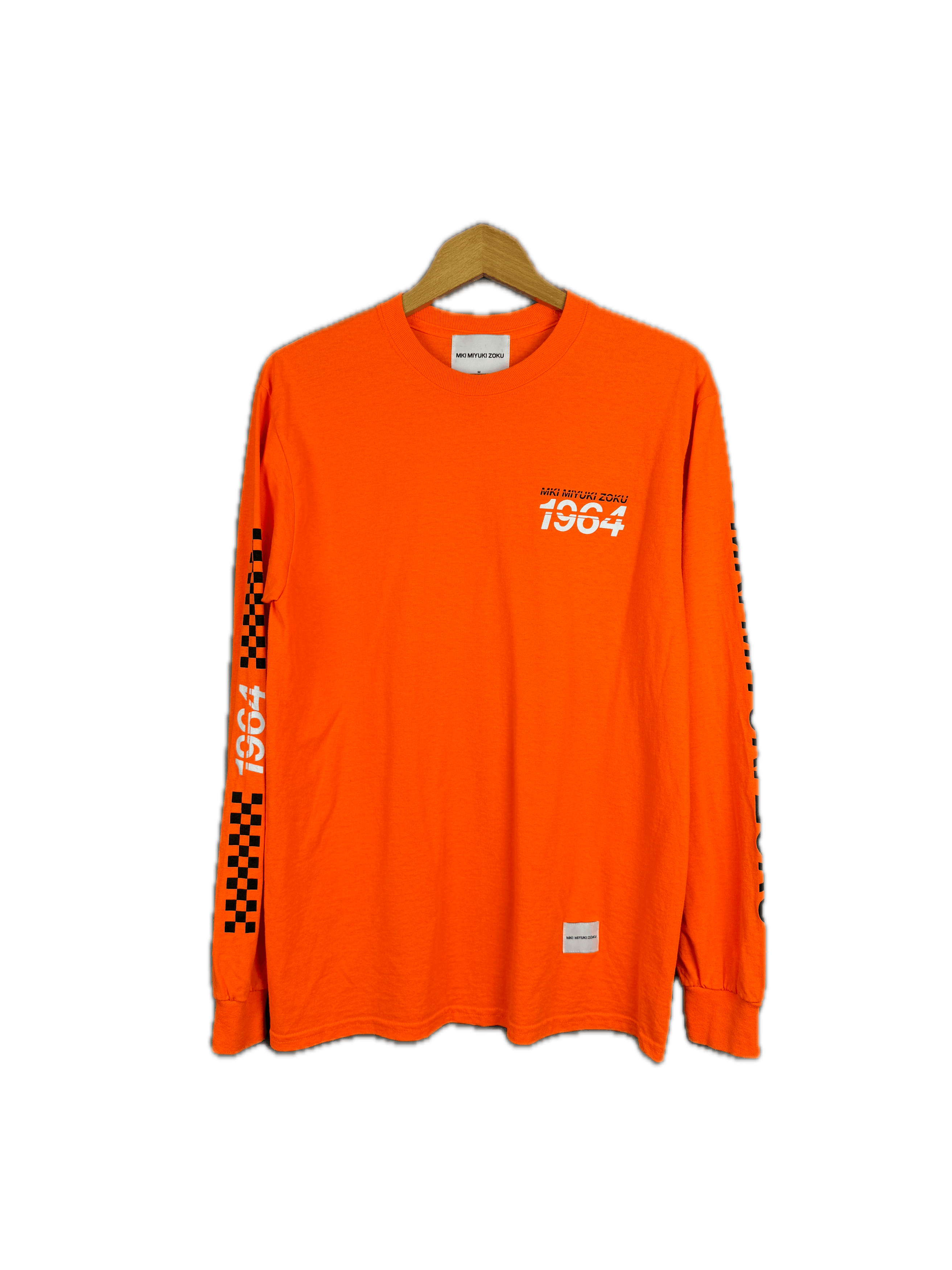 Mki Miyuki Zoku MKI MIYUKI ZOKU T-shirt Long Sleeve Orange Streetwear SK8 Size US M / EU 48-50 / 2 - 1 Thumbnail