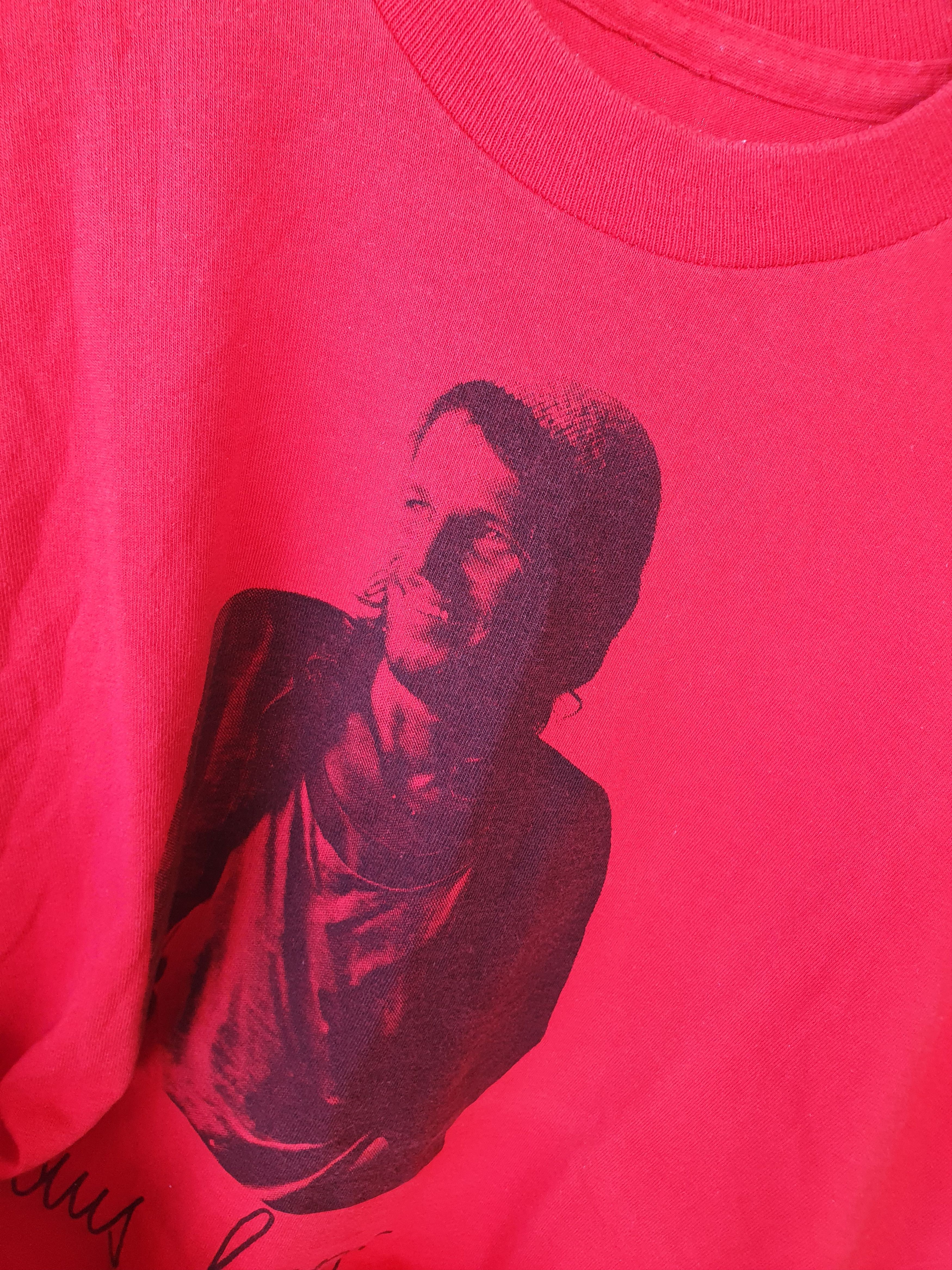 Vintage Vintage Single Stitch Red t-shirt sz L Size US L / EU 52-54 / 3 - 6 Thumbnail