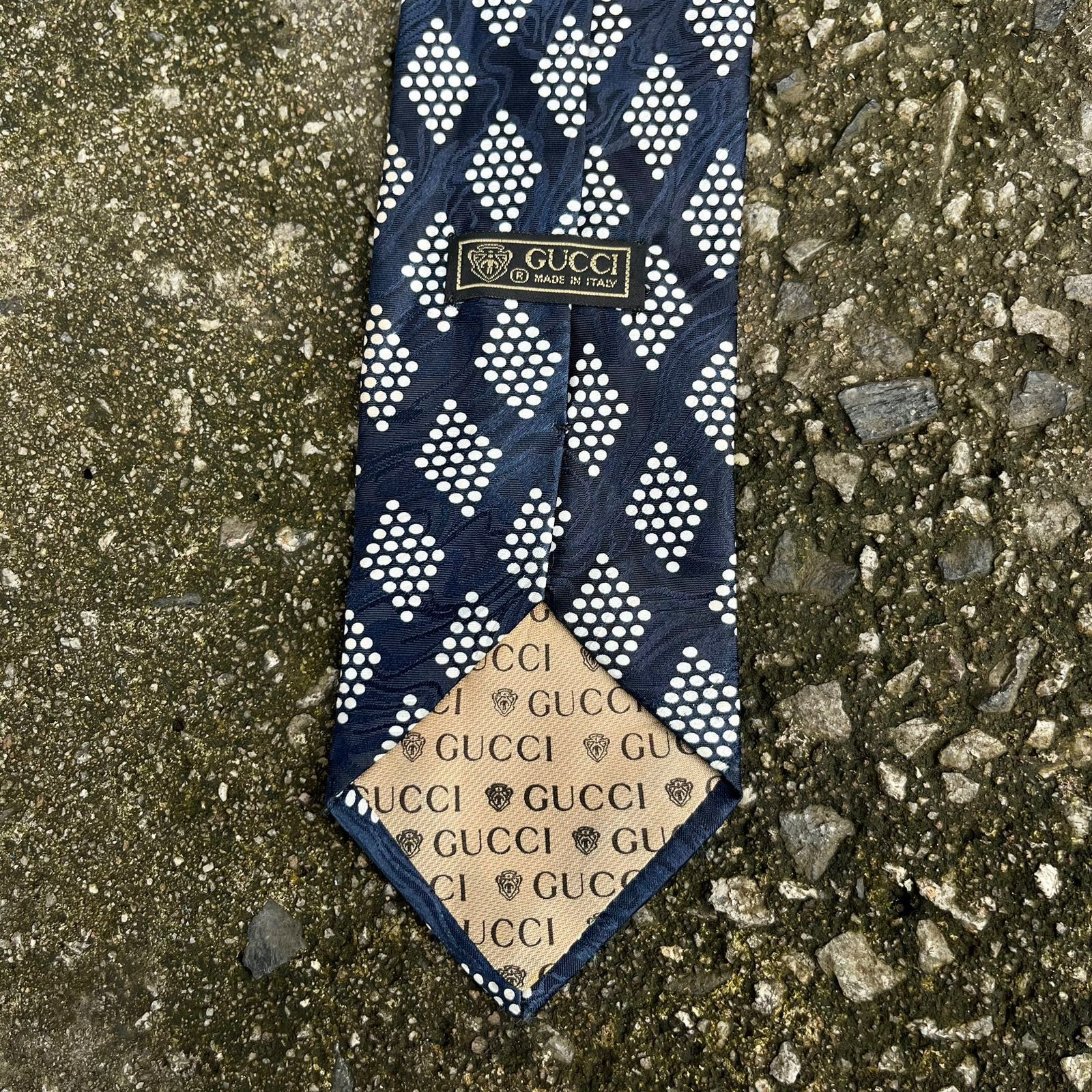 Gucci × Vintage lot of 2 vintage gucci tie Size ONE SIZE - 6 Thumbnail