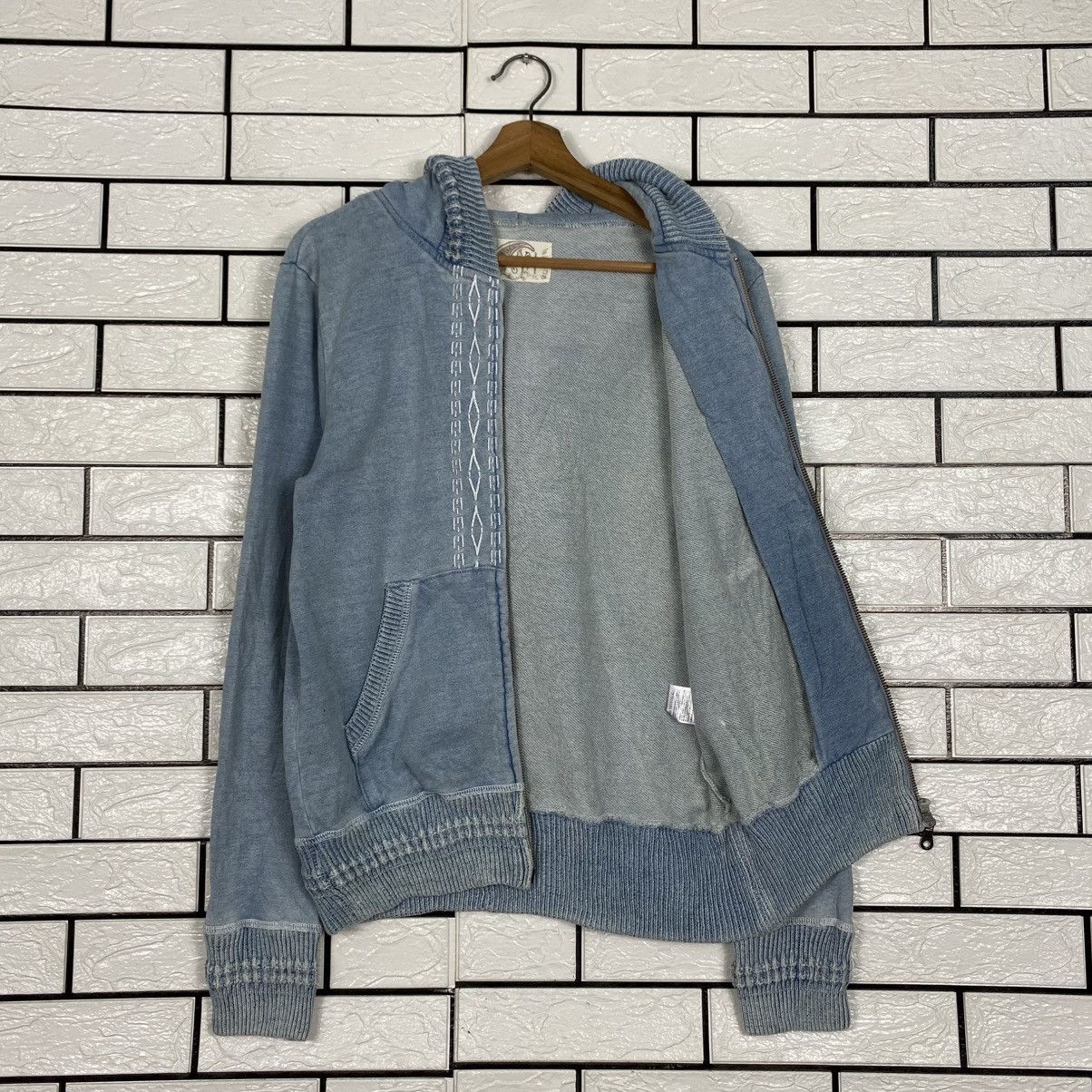 Japanese Brand Indigo Zipper Denim Sweater Japan Issey Miyake Size US M / EU 48-50 / 2 - 12 Thumbnail