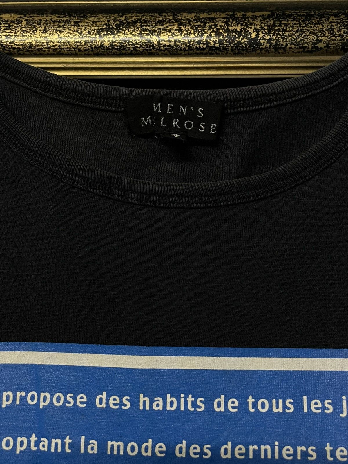 Designer × Japanese Brand × Vintage Vintage 1990s Japan Designer Mens Melrose Latest Fashion Tee Size US S / EU 44-46 / 1 - 5 Thumbnail