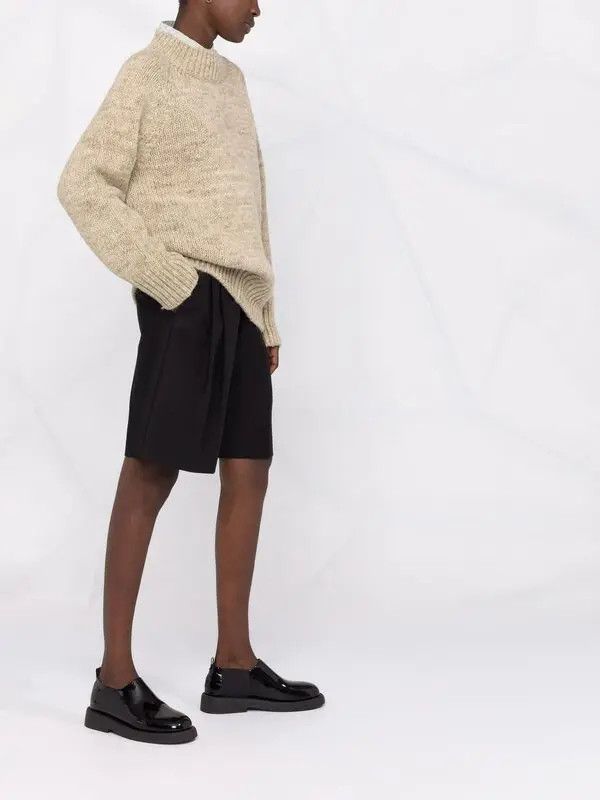 Maison Margiela o1y0625 Mock Neck Sweater in Beige Size S / US 4 / IT 40 - 4 Thumbnail