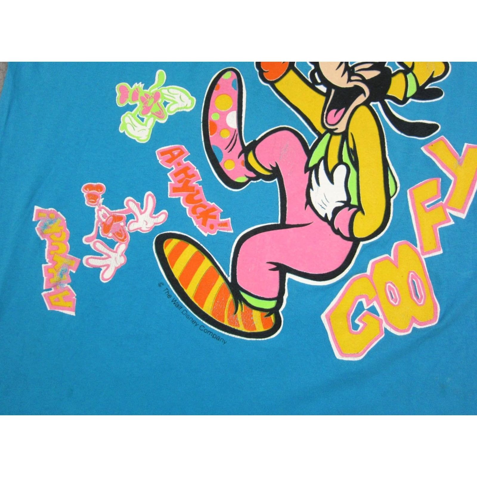 Disney VINTAGE Disney Goofy Shirt Mens One Size Blue 90s Cartoon USA Crew Neck Cotton T-Shirt Short Sleeve Size US M / EU 48-50 / 2 - 4 Thumbnail