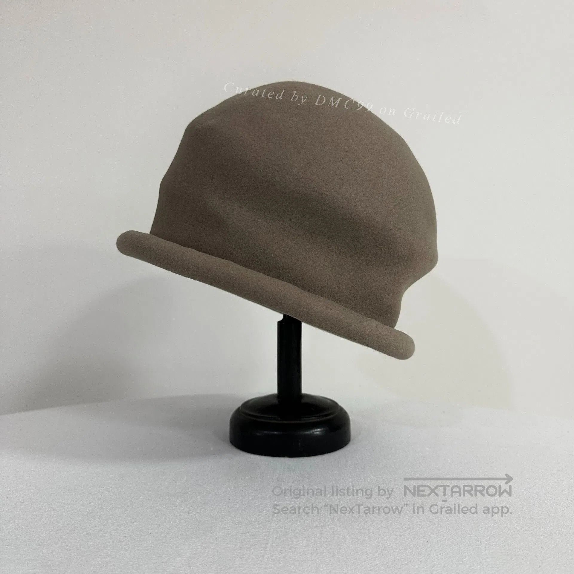 Horisaki HORISAKI Rabbit Fur Felt Handcrafted Hat. Size ONE SIZE - 1 Thumbnail