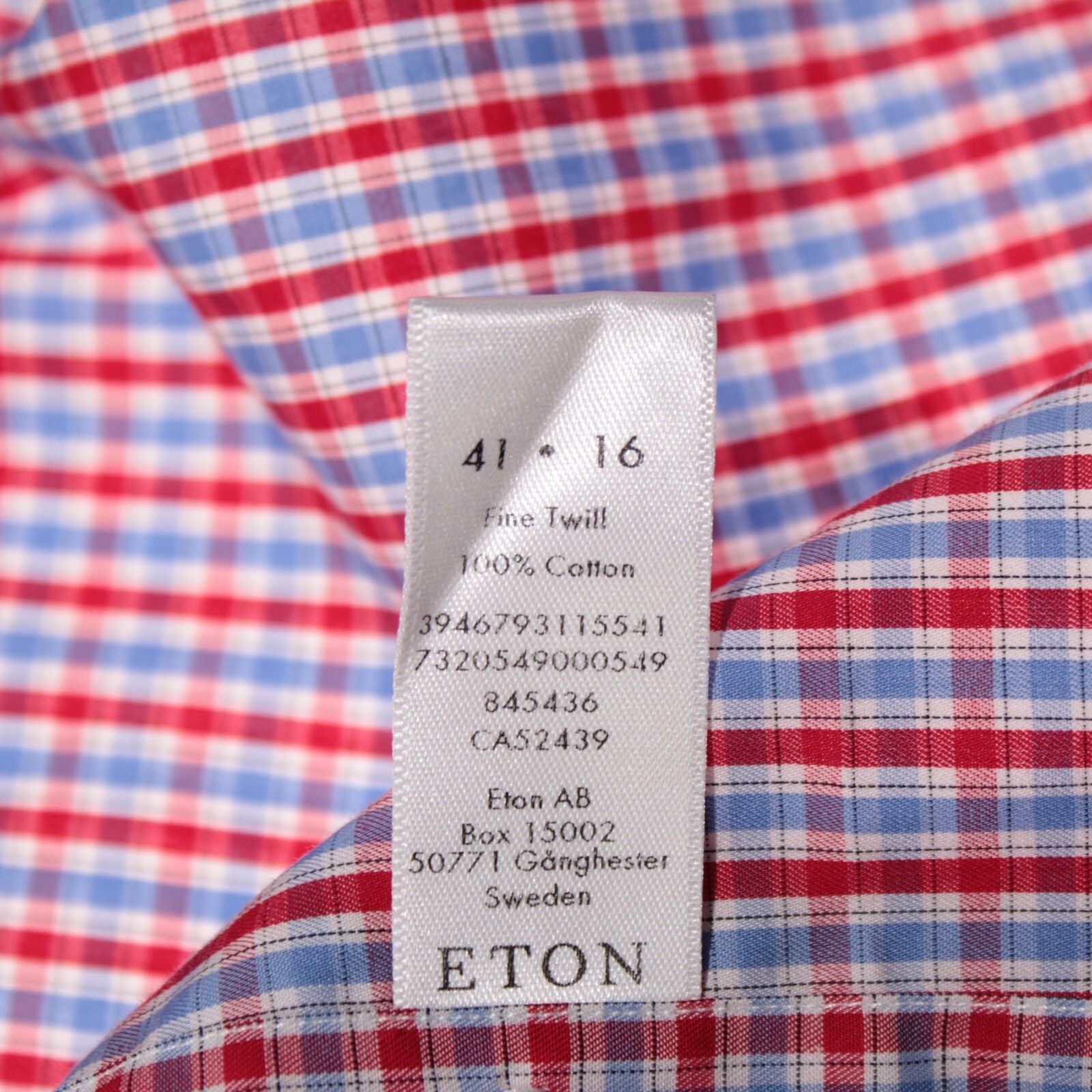 Eton Eton New with tags Shirt Size L US In Red Size US L / EU 52-54 / 3 - 9 Thumbnail
