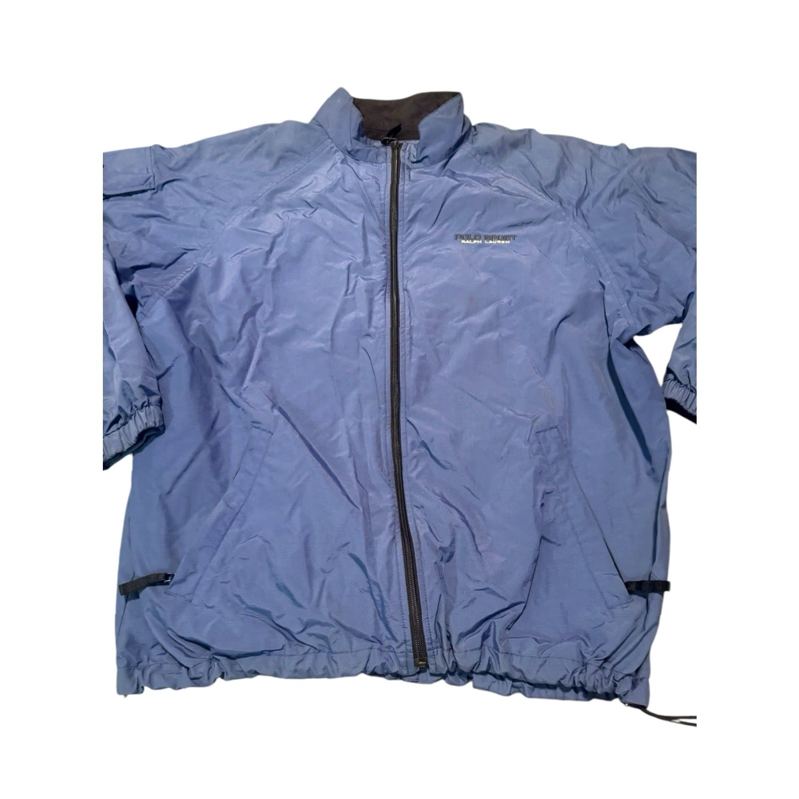 Nike VINTAGE Polo Ralph Lauren Sport Windbreaker Jacket Mens XL Blue Full Zip 90s Size US XL / EU 56 / 4 - 2 Thumbnail