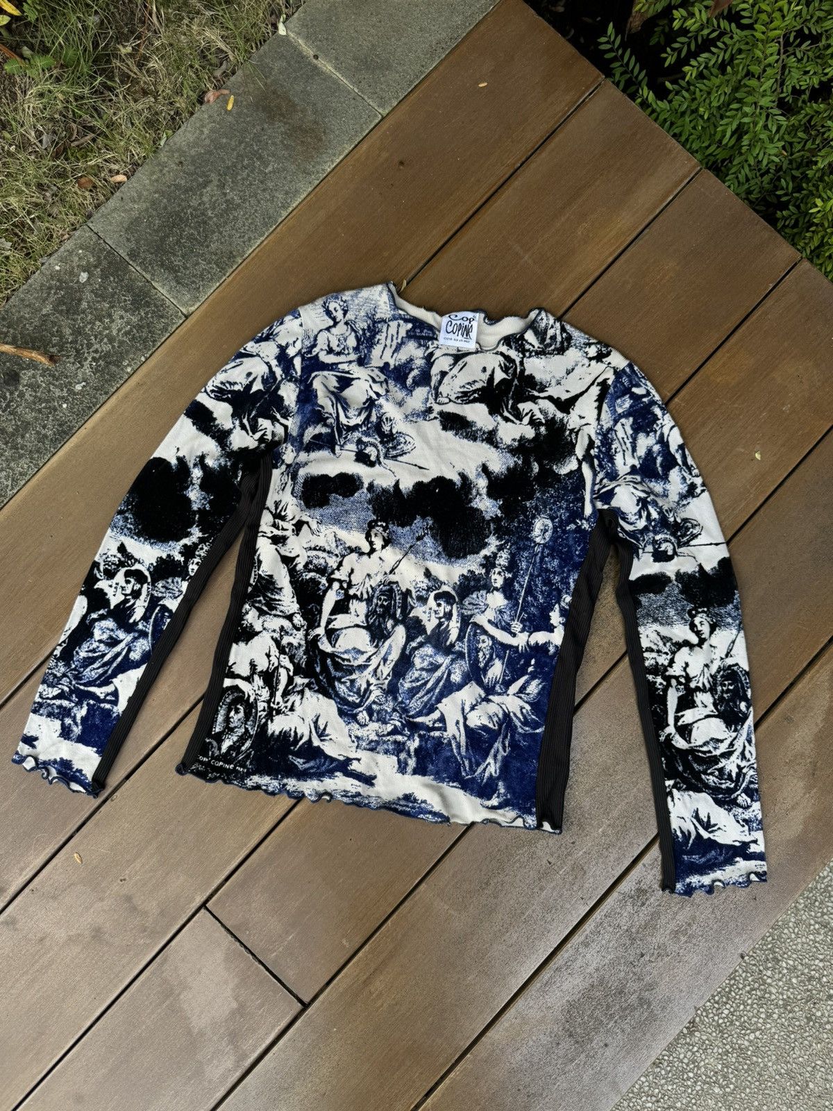 Cop Copine × Designer Presumed Cop Copine | Sheer Long Sleeve T