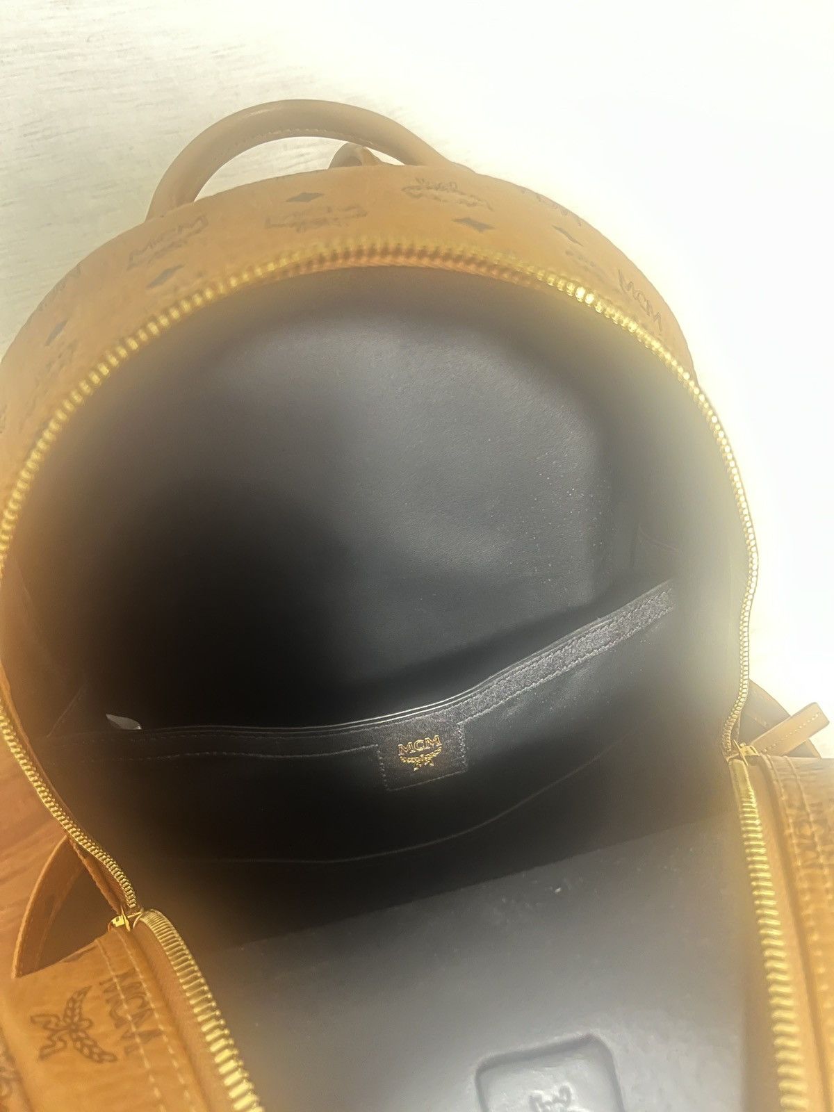 MCM Mcm Cognac Stark Backpack Size ONE SIZE - 9 Thumbnail