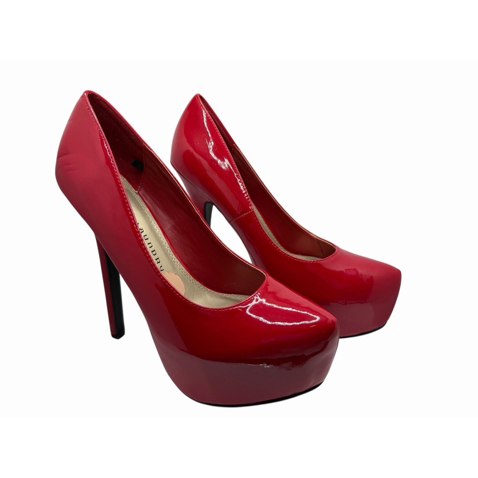 Chinese Laundry Chinese Laundry Red Patent Leather Platform Stiletto 8.5 Size US 8.5 / IT 38.5 - 6 Thumbnail
