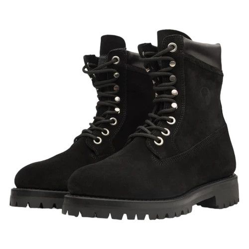 Our Legacy Stüssy x Our Legacy Workshop Survivor Boot Washed Black Sued |  Grailed