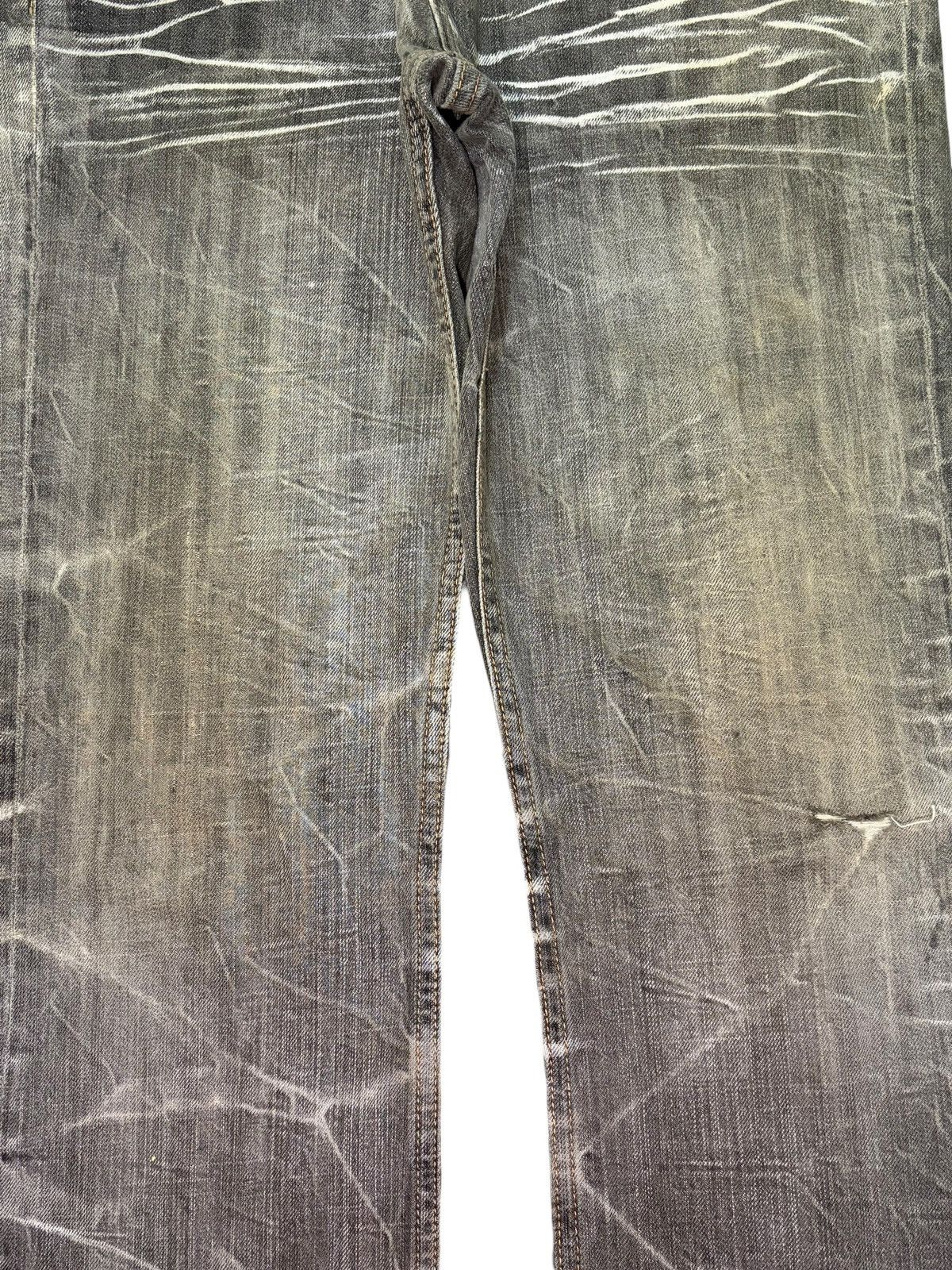 Edwin Vintage Anti Label Faded Wash Distressed Bootcut Jeans Size US 27 - 3 Thumbnail
