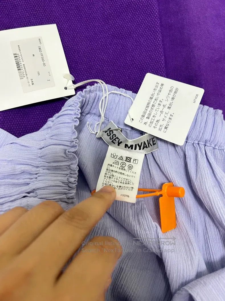 Issey Miyake Issey Miyake Blue Casual Long Pants Size 25" / US 0 / IT 36 - 2 Thumbnail