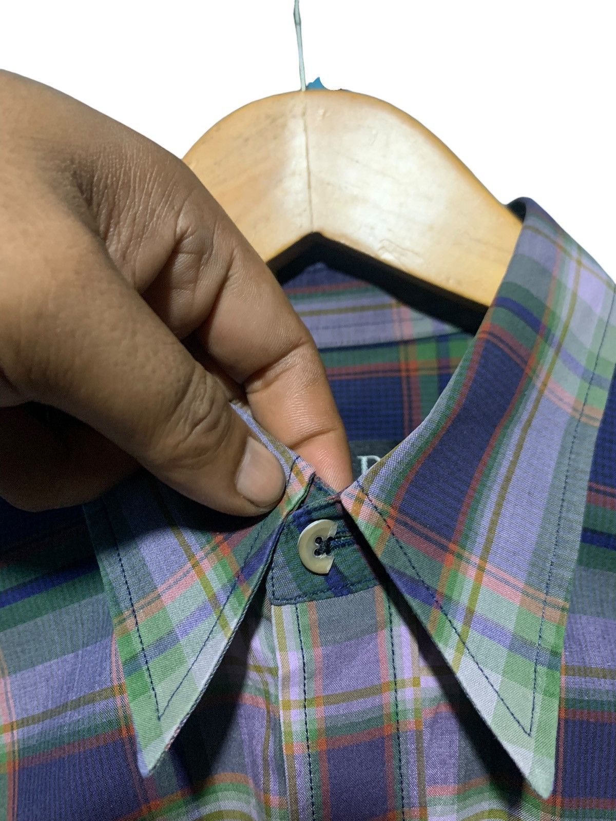 Dior Vintage christian dior monsieur tartan plaid shirt dior Size US L / EU 52-54 / 3 - 7 Thumbnail