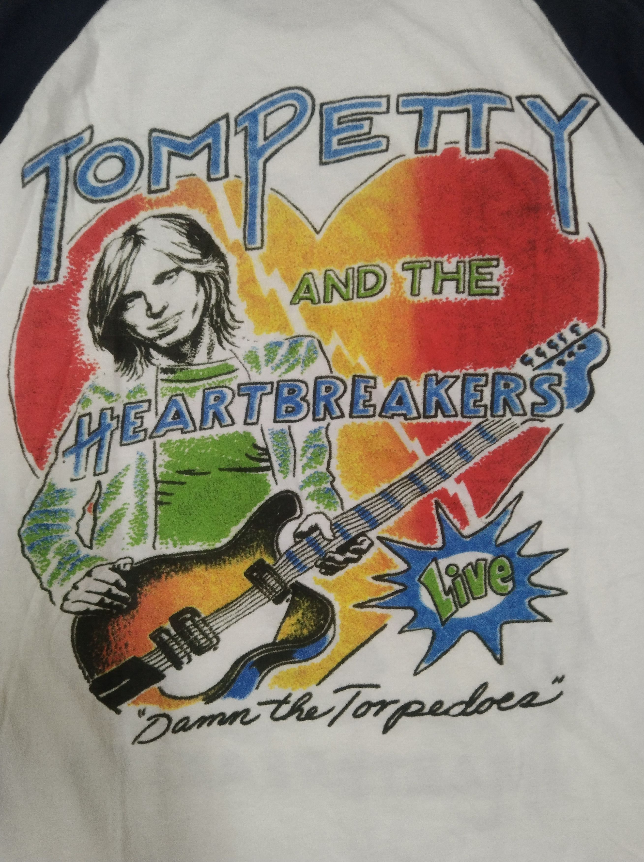 Band Tees × Vintage Tom Petty and The Heartbreakers 3/4 sleeve Y2K Size US M / EU 48-50 / 2 - 4 Thumbnail