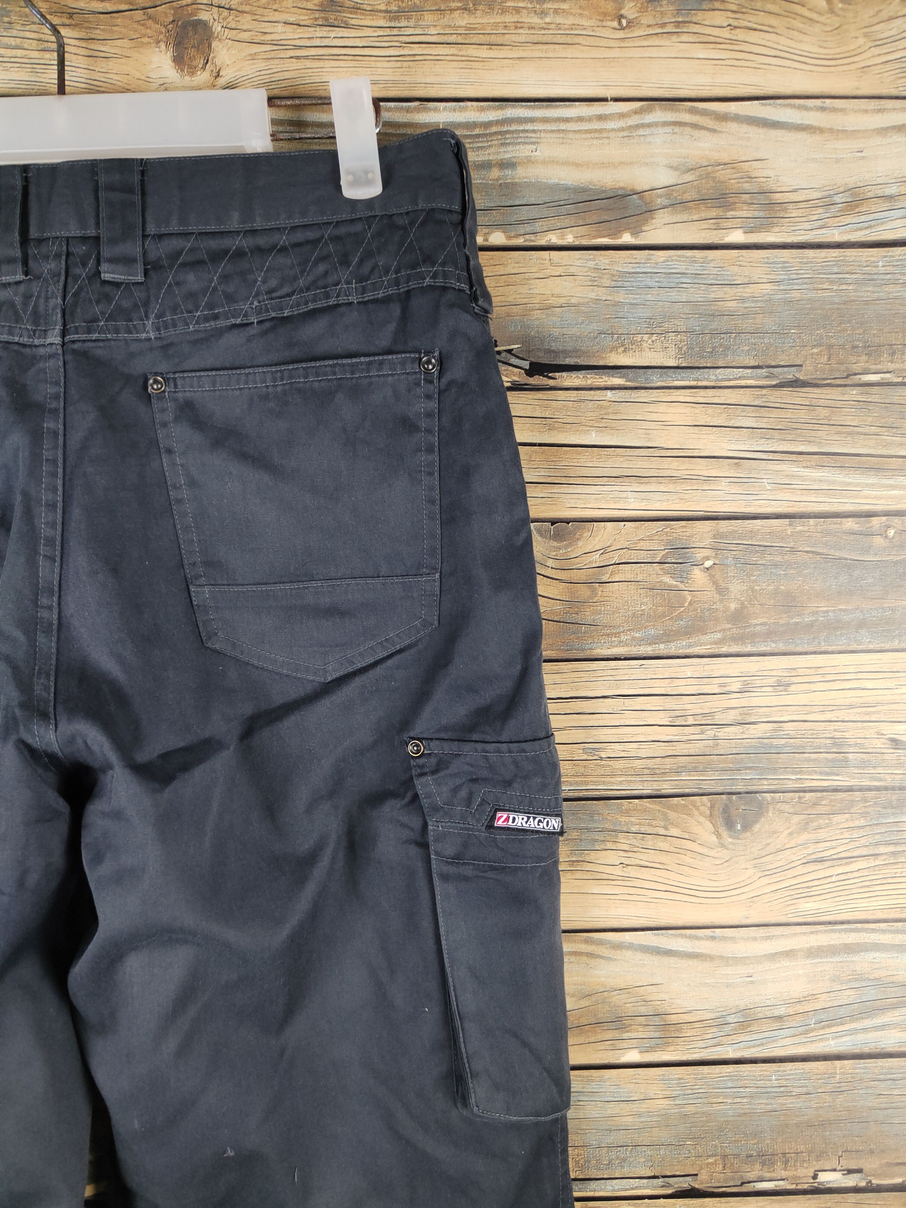 Japanese Brand DL ZDragon Black Multipocket Joggers #2620 Size US 32 / EU 48 - 11 Thumbnail