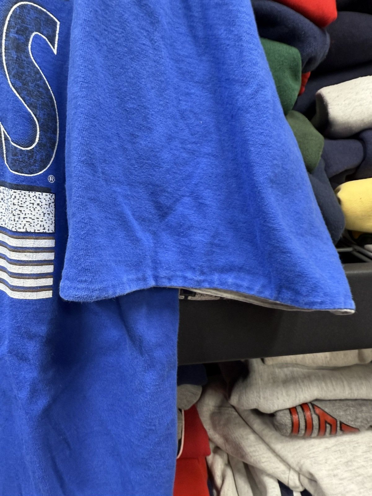 Vintage XL - Vintage 1994 90s Kansas City Royals Navy Grey Tshirt Size US XL / EU 56 / 4 - 5 Thumbnail
