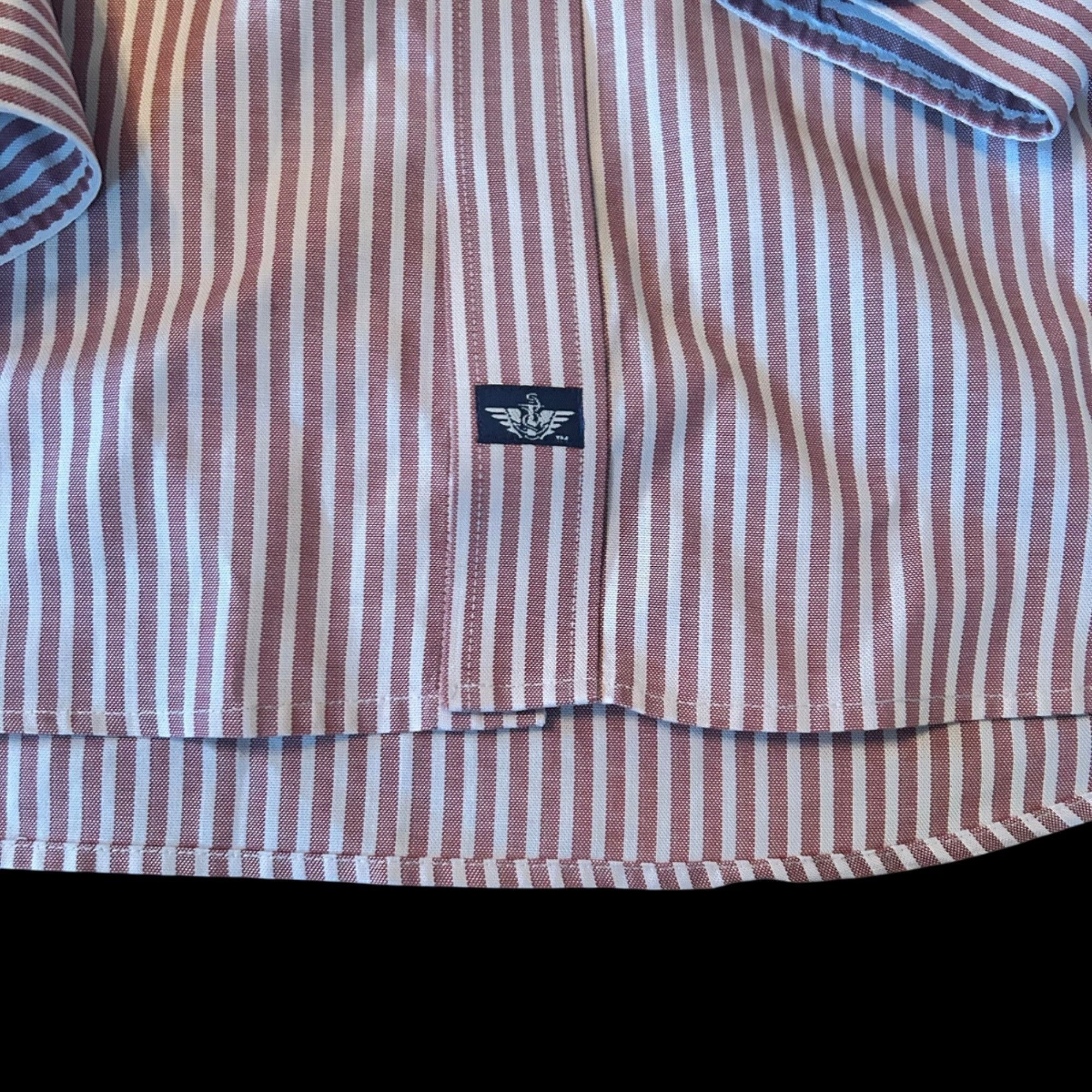 Dockers Vintage Dockers Striped Wrinkle Free Button Down Oxford Shir Size US XL / EU 56 / 4 - 2 Thumbnail