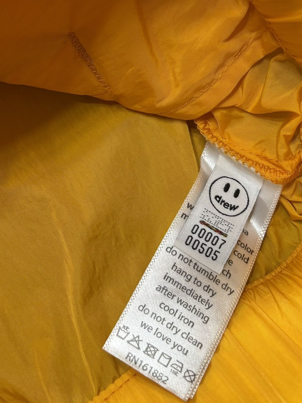 Drew House Drew House Nylon Anorak Golden Yellow Size US M / EU 48-50 / 2 - 3 Thumbnail