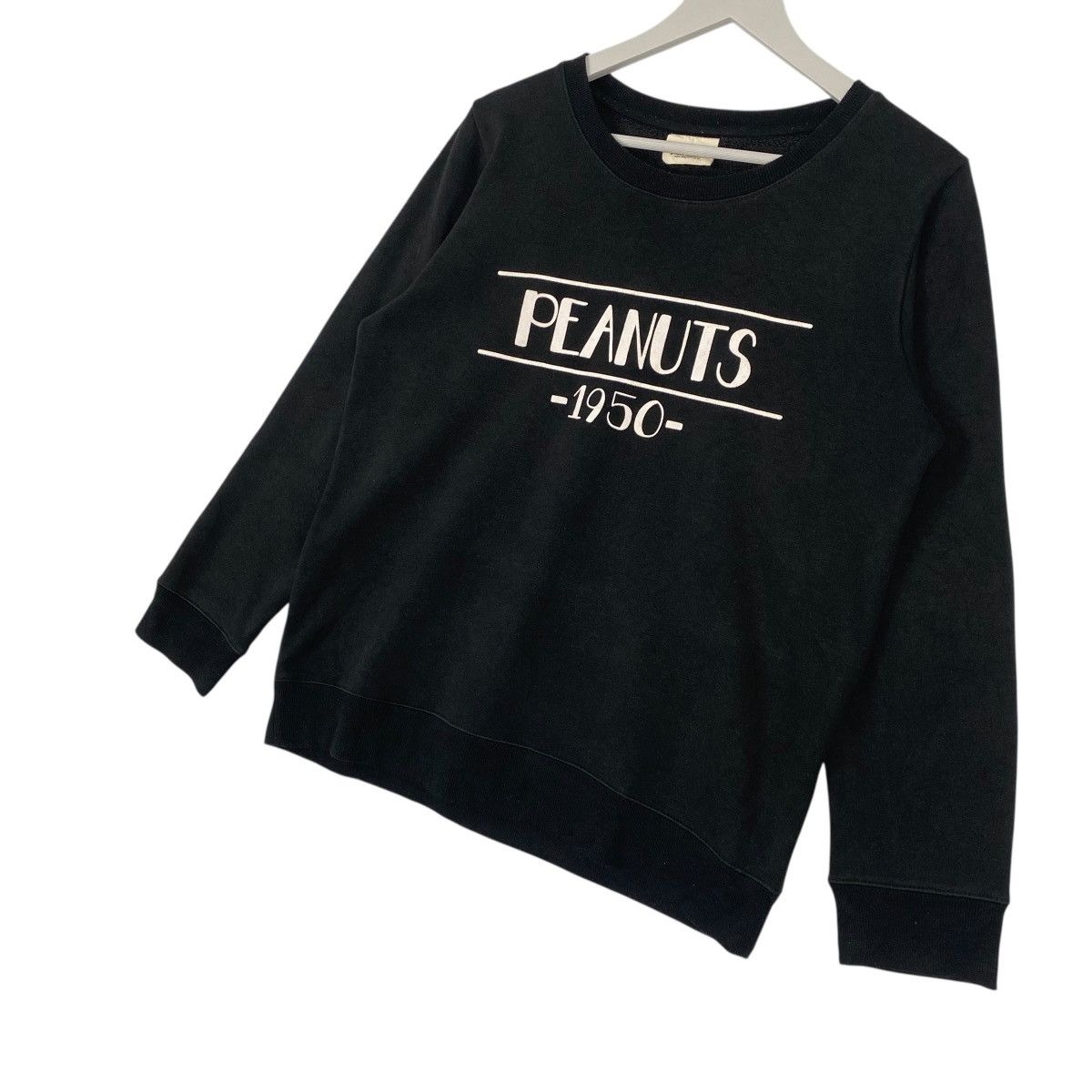 Other Vintage Peanuts Snoopy Crewneck Sweatshirt Black Size M Size US M / EU 48-50 / 2 - 2 Thumbnail