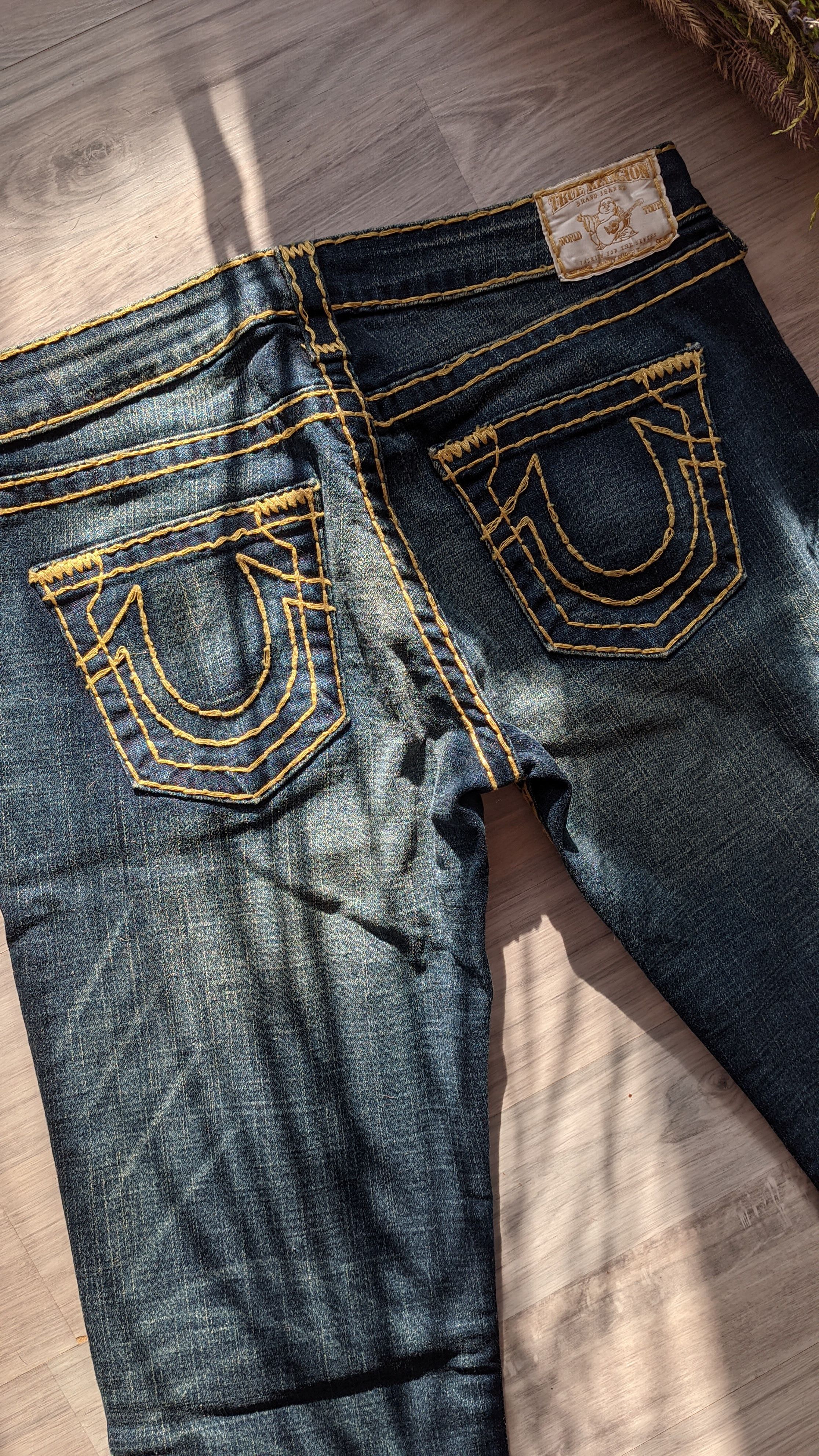 Hysteric Glamour × True Religion True religion Y2K vintage denim distressed pants slim fit Size US 29 - 4 Thumbnail