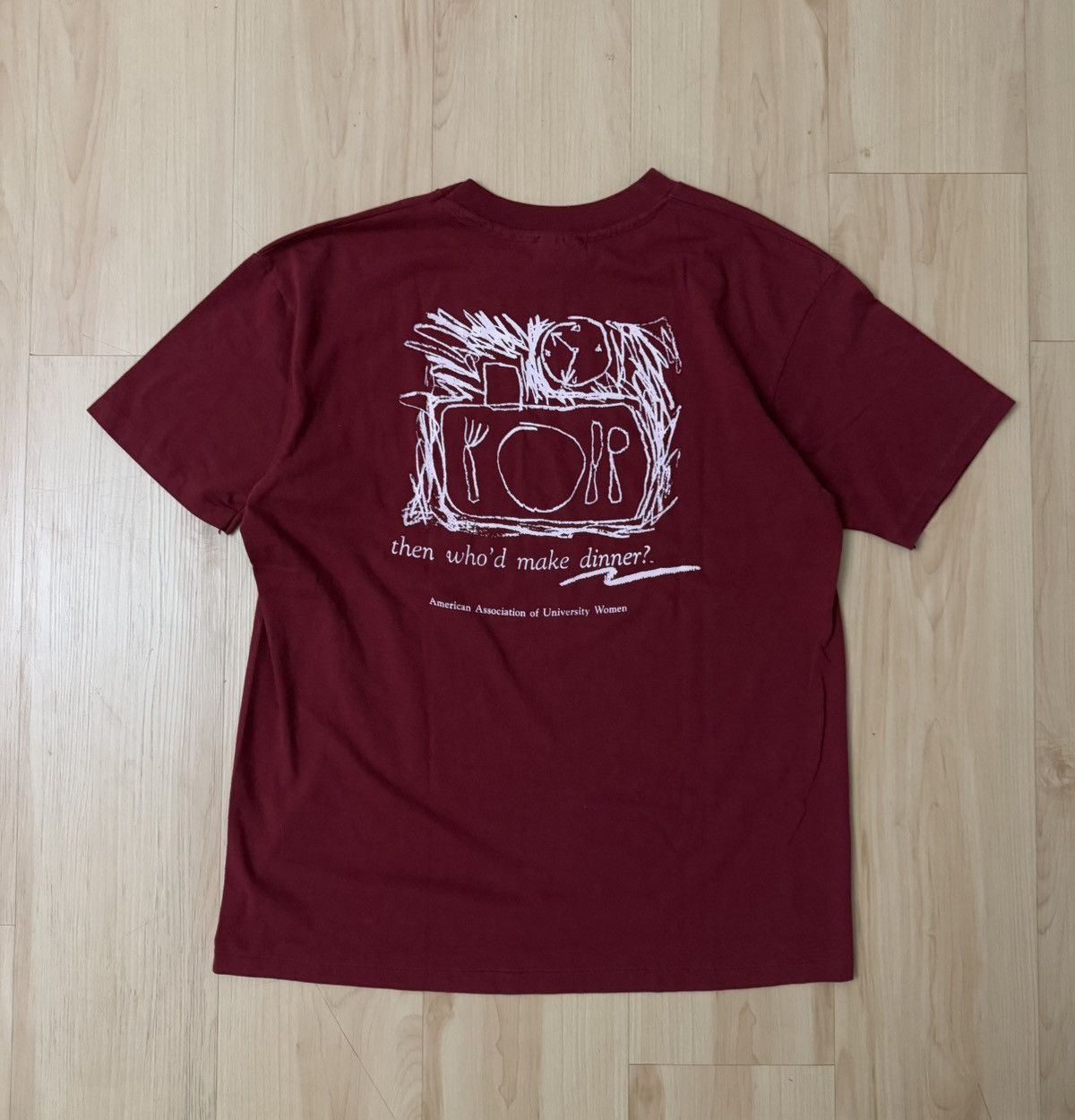 Vintage Vintage 1980s Hanes Beefy Feminist Single Stitch T Shirt Size US XL / EU 56 / 4 - 3 Thumbnail