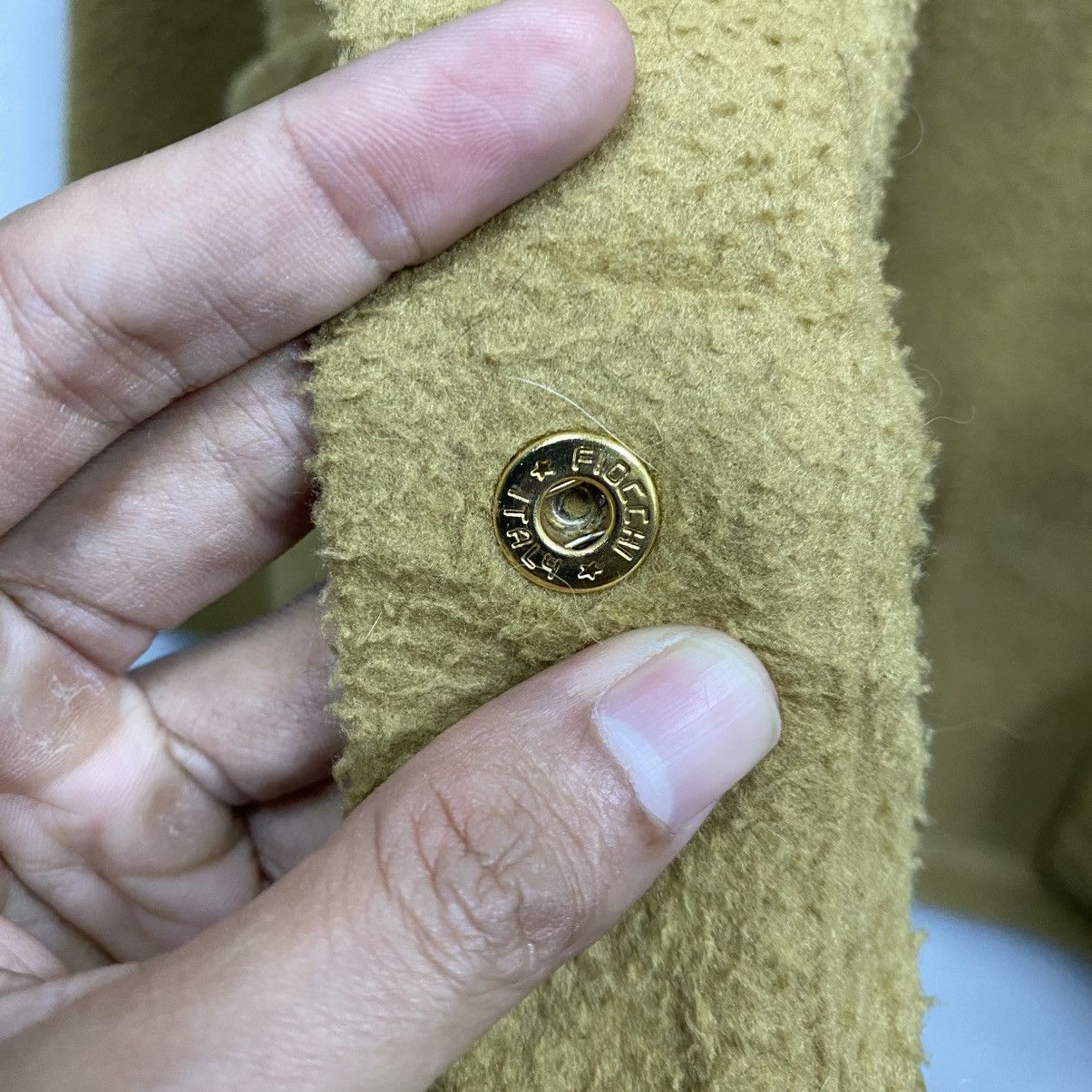 Gucci VINTAGE‼️Gucci Mustard Fleece Overshirt Jacket Size US S / EU 44-46 / 1 - 12 Thumbnail