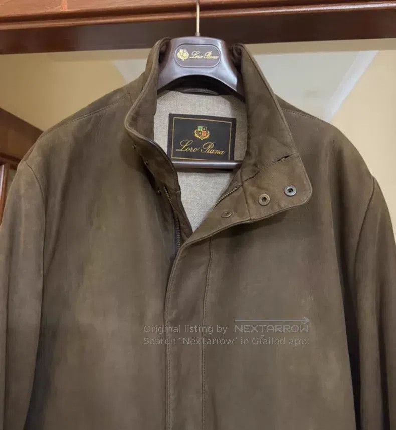 Loro Piana Loro Piana Leather Coat (Fur Lined with Pure Cashmere) Size US XL / EU 56 / 4 - 2 Thumbnail