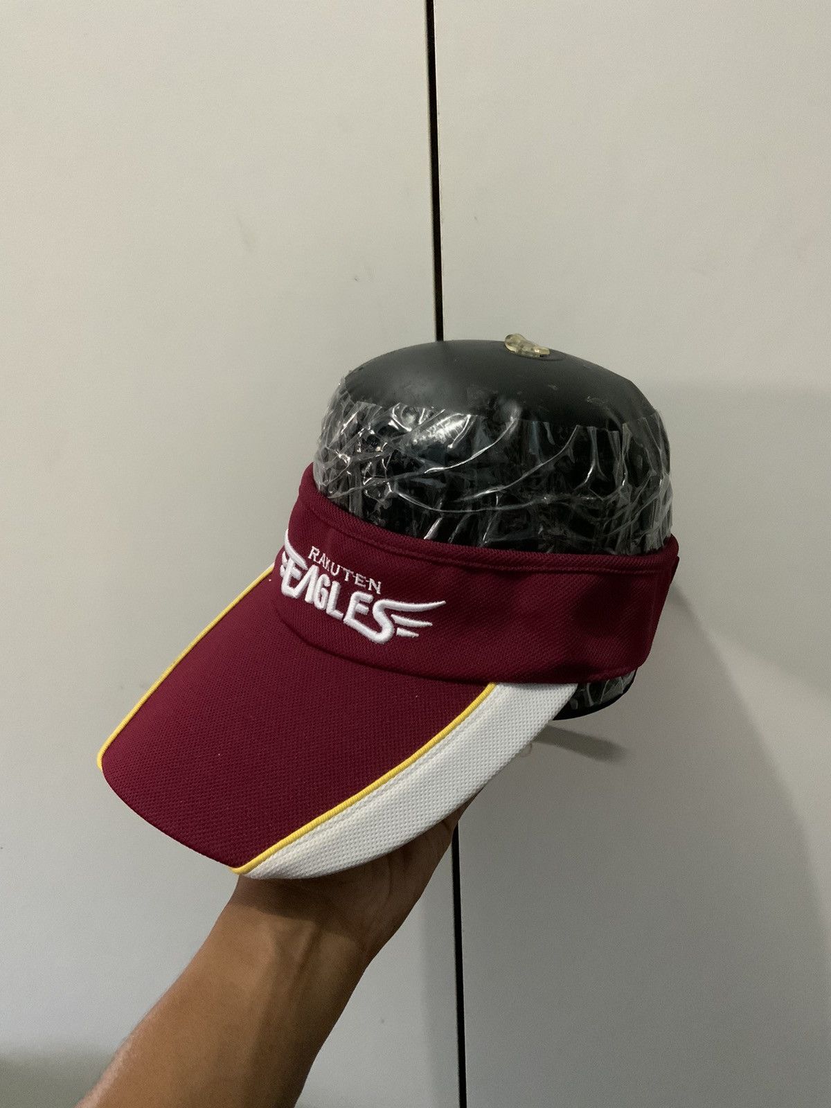 Hat Club Rakuten Eagles Spellout Visor Hat Size ONE SIZE - 1 Thumbnail