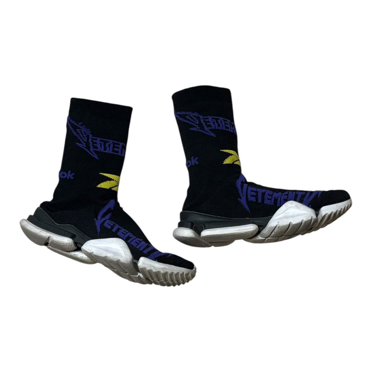 Reebok × Vetements SS2019 VETEMENTS BY DEMNA REEBOK METAL SOCK SHOES Size US 7.5 / EU 40-41 - 7 Thumbnail