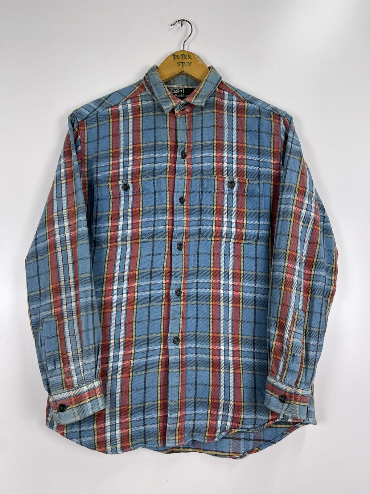 Polo Ralph Lauren Vintage Polo By Ralph Lauren Flannel Size US M / EU 48-50 / 2 - 9 Thumbnail