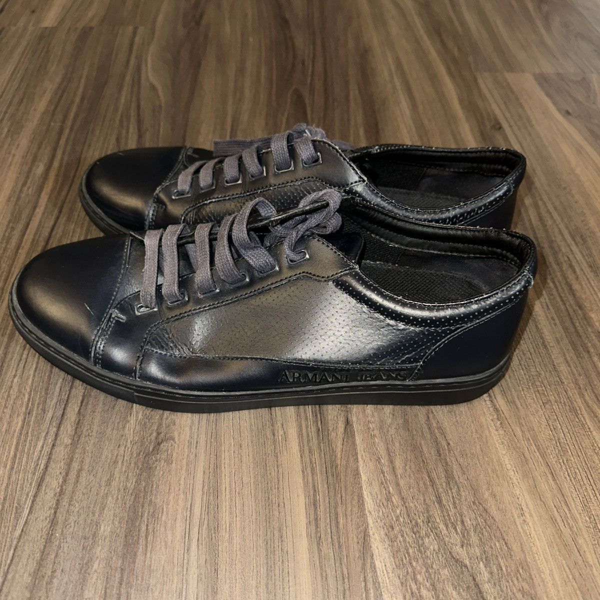 Armani Armani Jeans Navy Casual Shoes Size 10 - Designer shoes Size US 10 / EU 43 - 1 Thumbnail