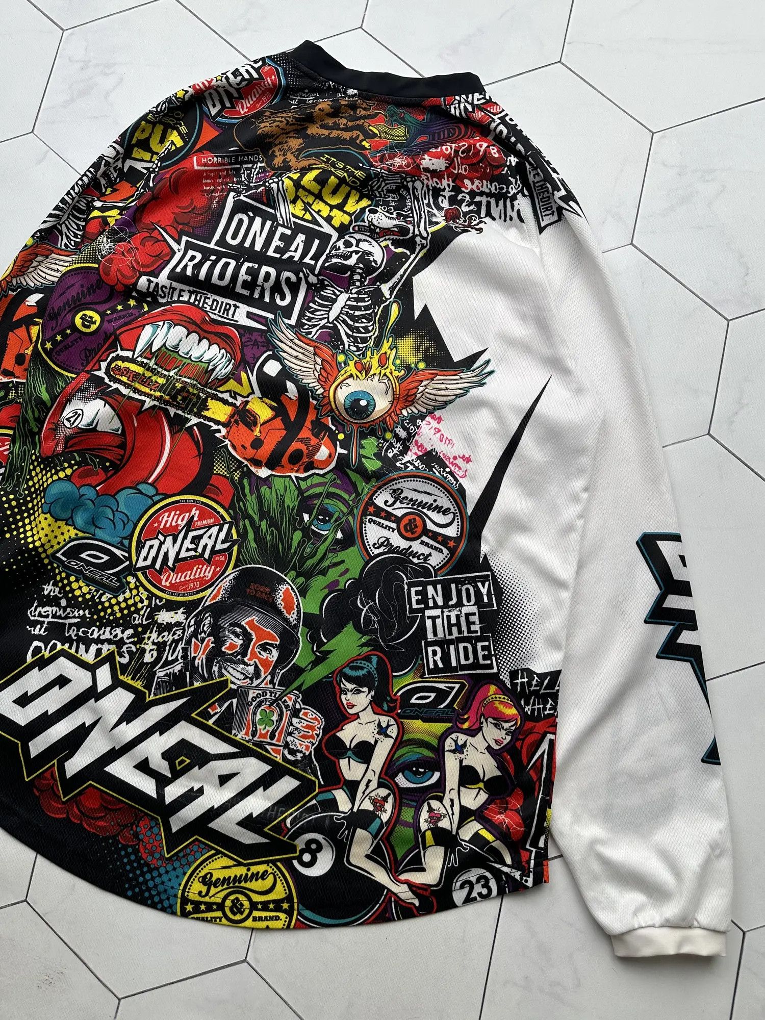 O'Neill O'Neal Motocross Mayhem Jersey Element Punk Rock (B393) Size US M / EU 48-50 / 2 - 14 Thumbnail