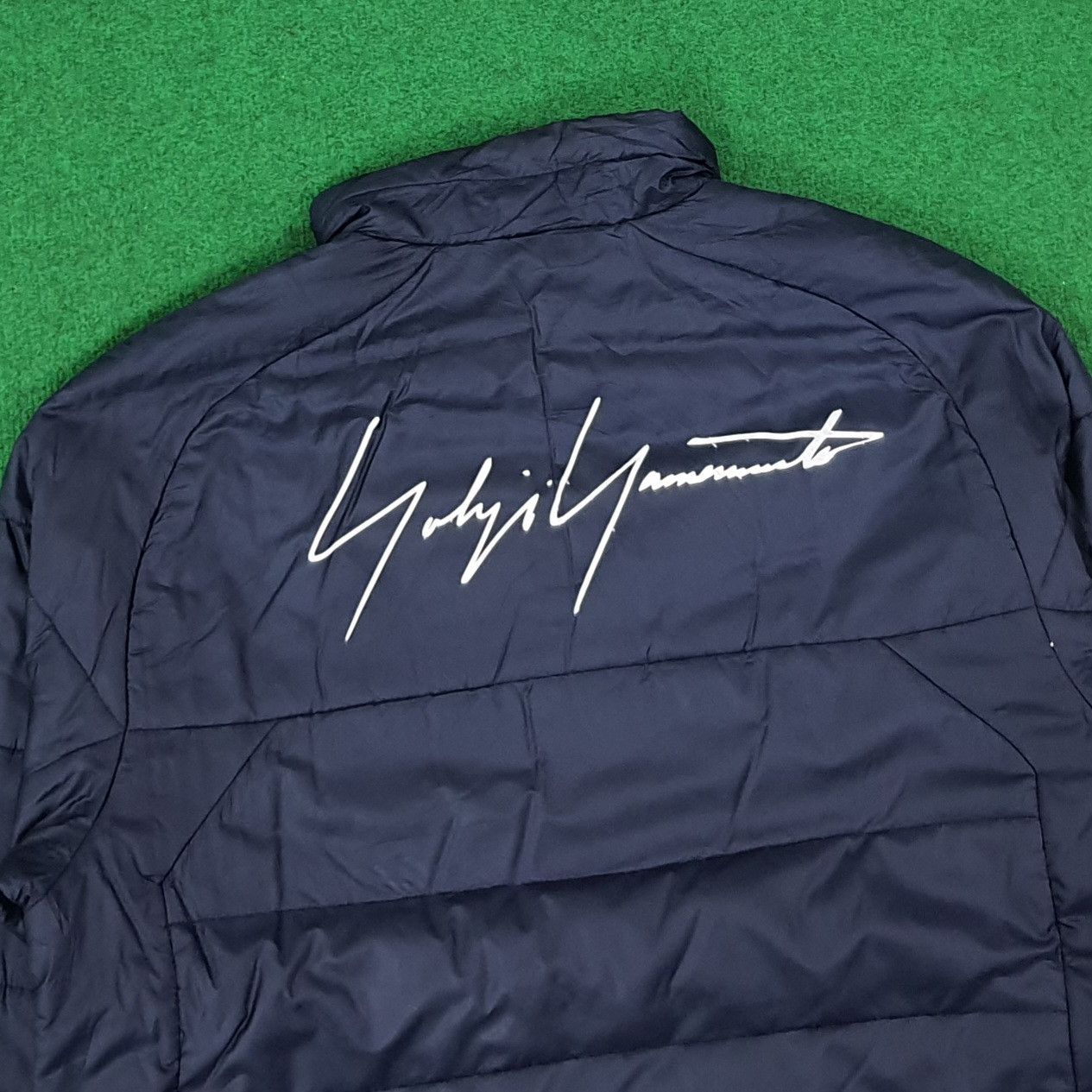 Adidas Vintage Adidas Puffer Custom Yohji Logo Jacket C275N24 Size US M / EU 48-50 / 2 - 2 Thumbnail