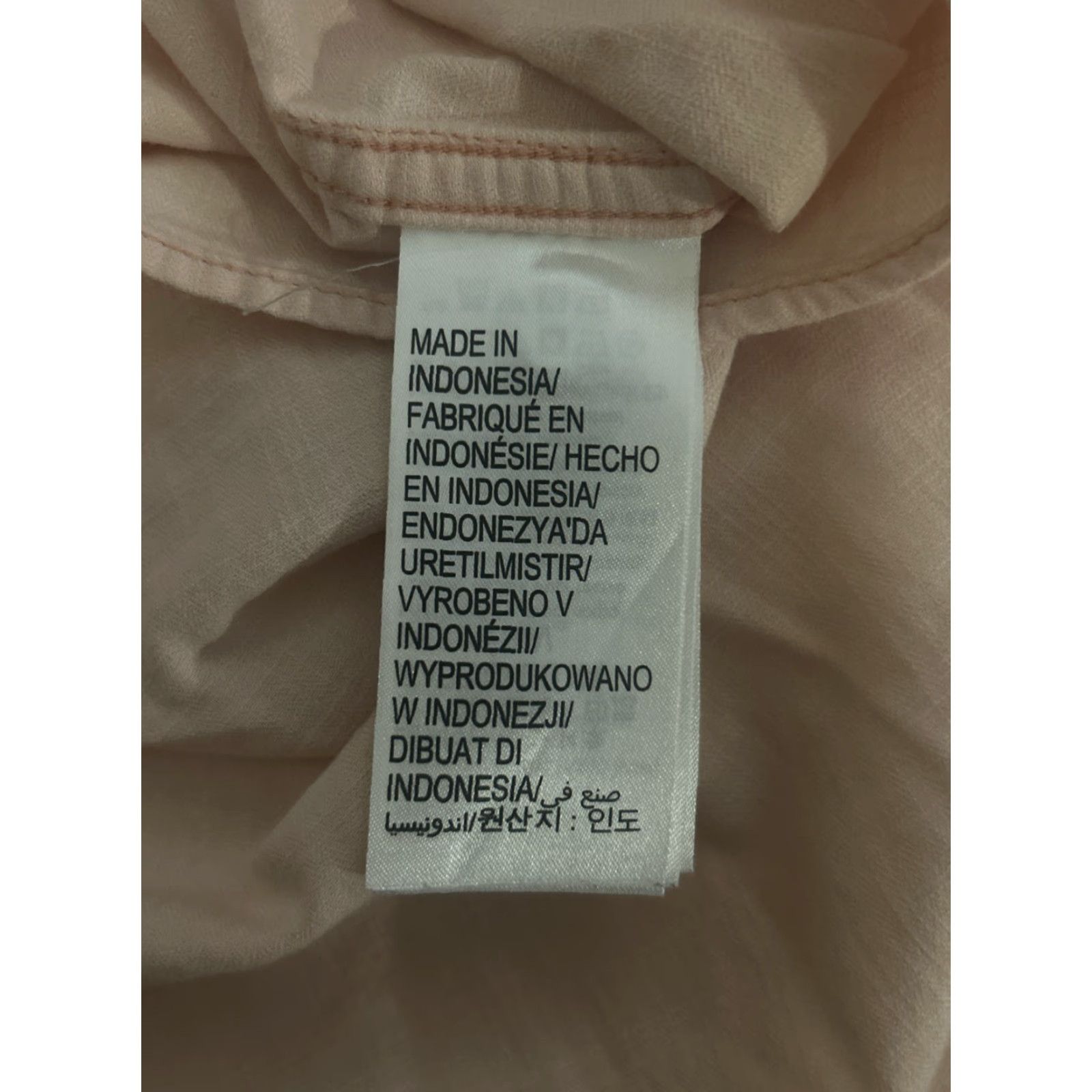 Calvin Klein Calvin Klein Jeans Shirt Button-Up S Cotton Short Sleeve Pockets Orange 1999 Men Casual Travel Vintage No Size US S / EU 44-46 / 1 - 4 Thumbnail