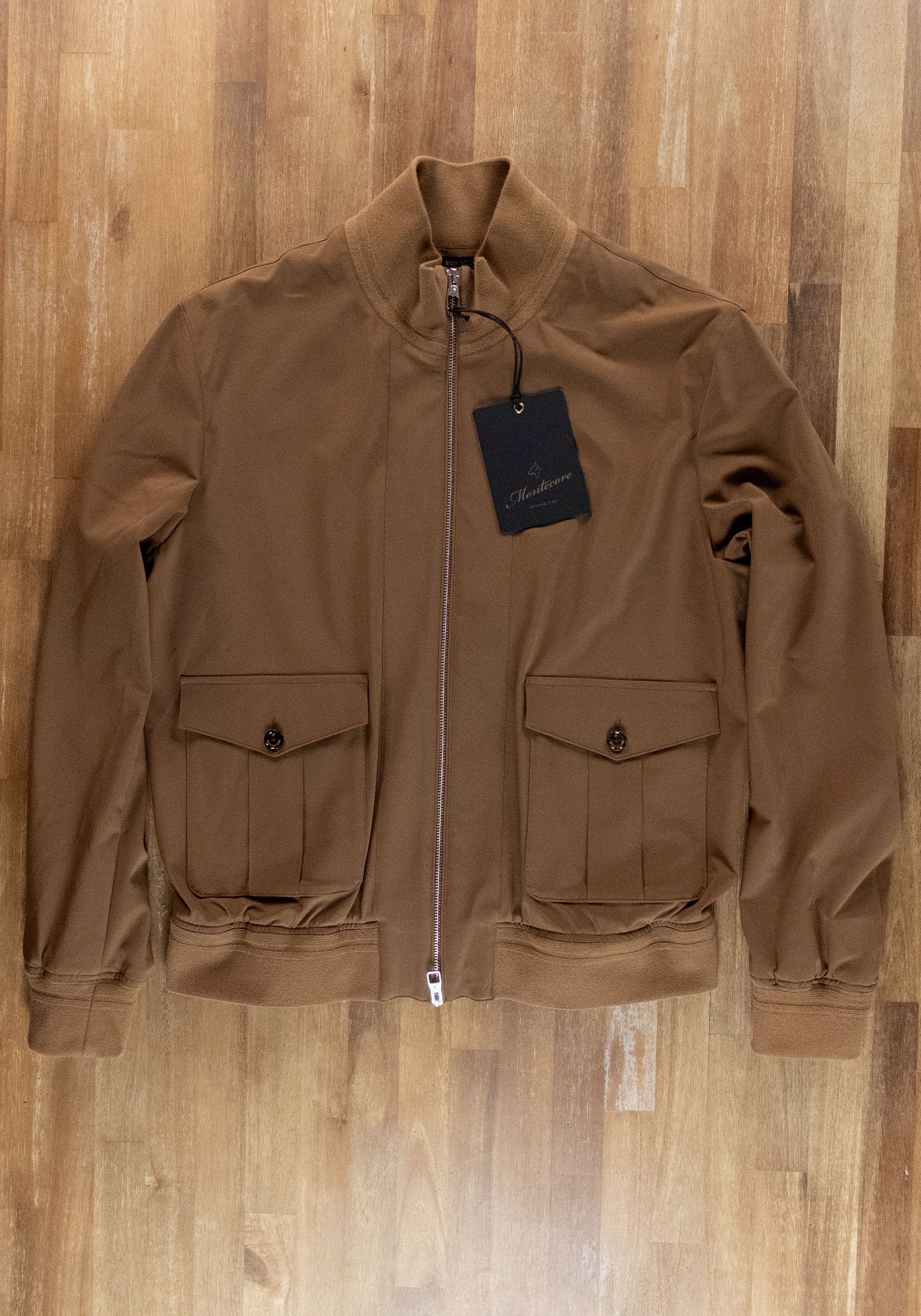 Montecore MONTECORE Italy camel brown bomber jacket Large Size US L / EU 52-54 / 3 - 5 Thumbnail