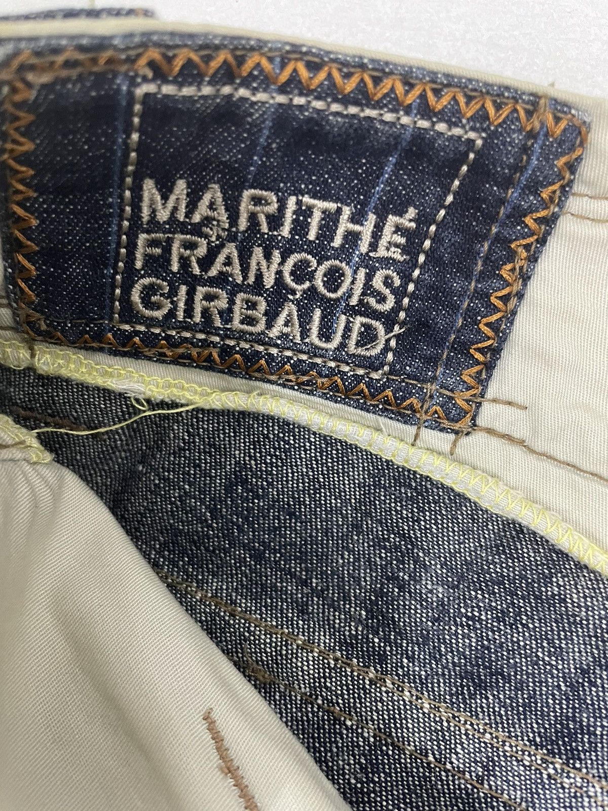 Marithe + Francois Girbaud Vintage MFG Jeans Bikers Stripes Zipper Jeans Size US 29 - 7 Thumbnail