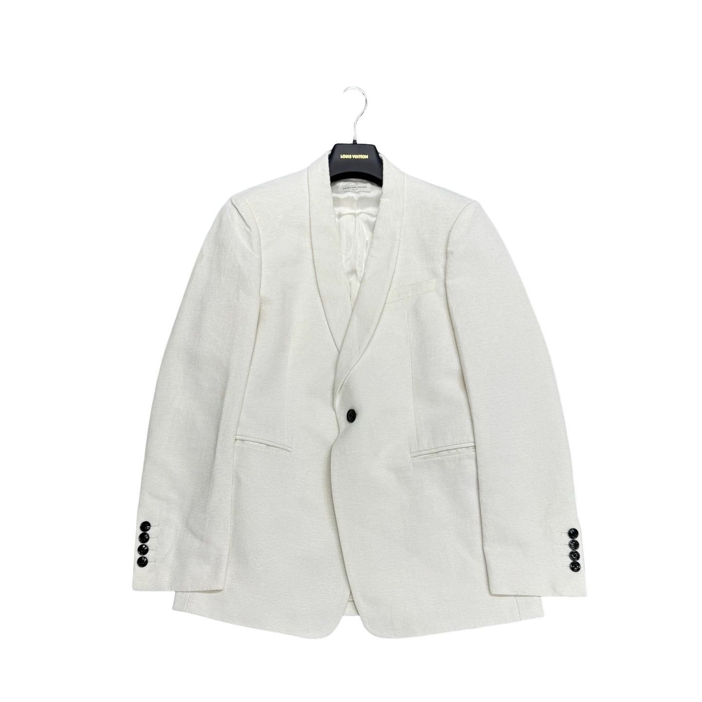 Dries Van Noten Dries Van Noten Textured Cotton Blazer 36R Size 36R - 1 Thumbnail