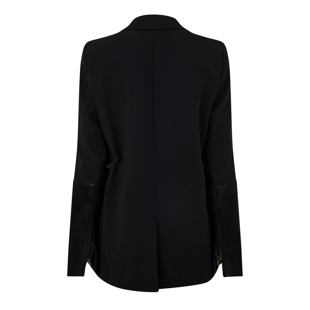 Bottega Veneta Bottega Veneta Sharp Regular Fit Blazer in Black Size XS / US 0-2 / IT 36-38 - 3 Thumbnail
