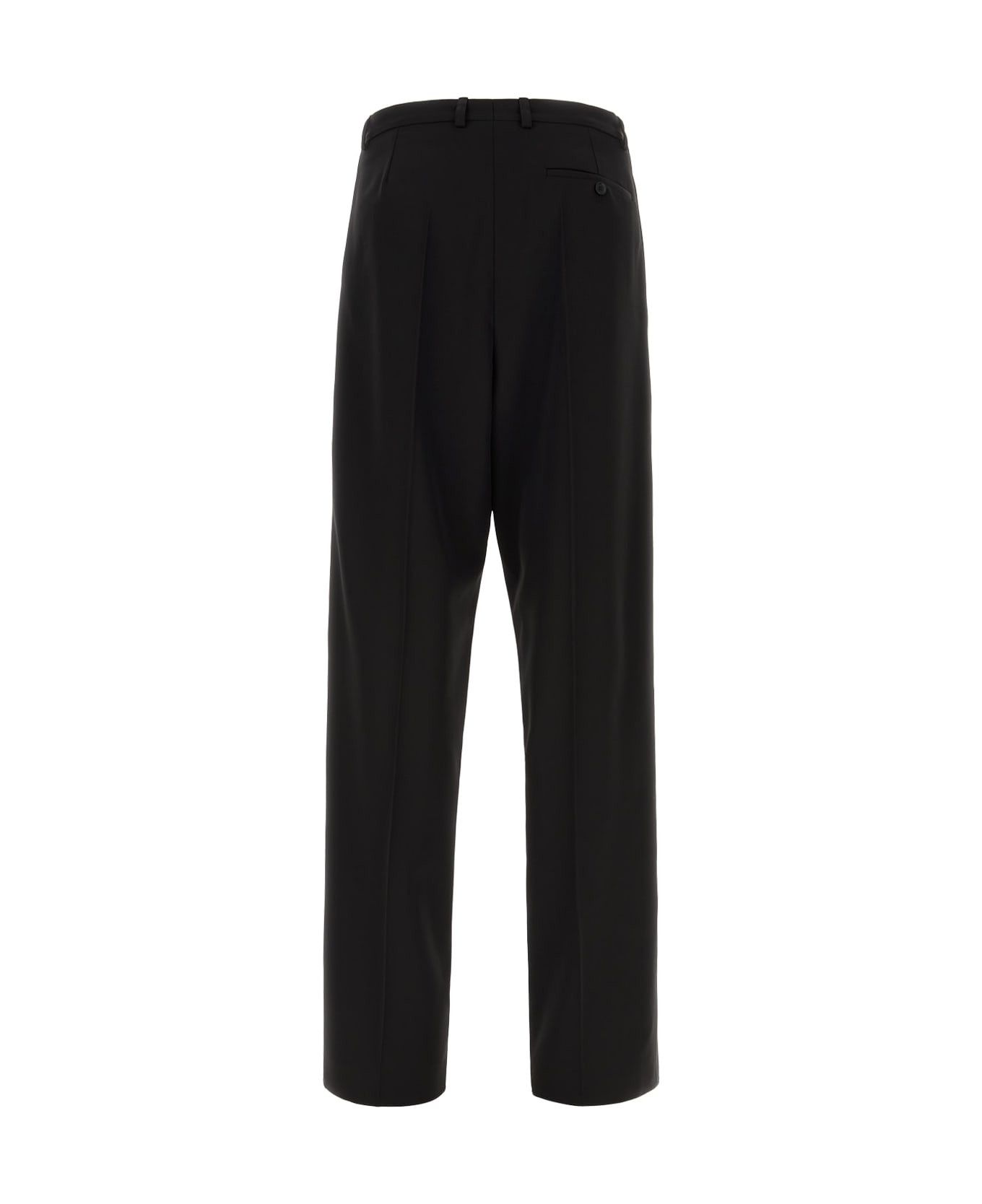 Balenciaga o1w1db10425 Large Tuxedo Pant in Black Size US 34 / EU 50 - 2 Thumbnail