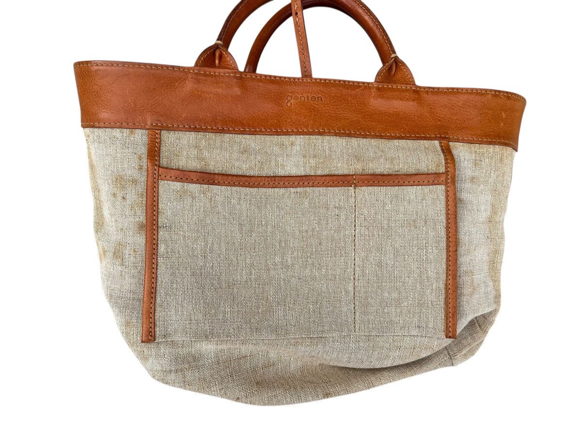 Leather Genten Japan Patina Leather Tote Bag Size ONE SIZE - 22 Thumbnail